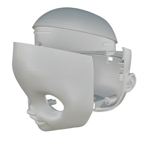 Голова куклы Блайз 3д модель (Blythe Doll Head 3d Model