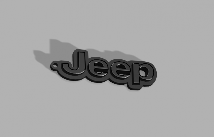 Брелок с логотипом Jeep