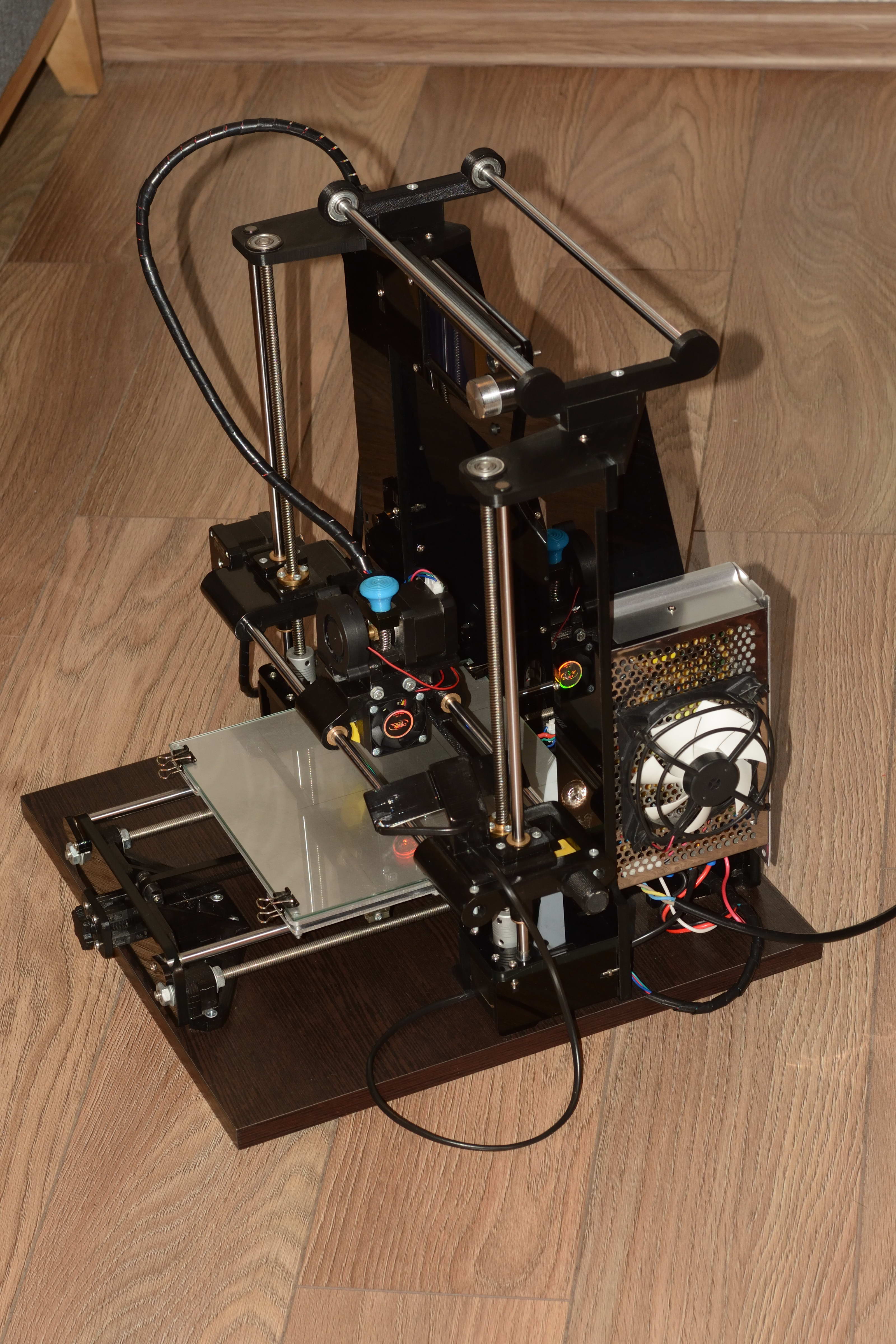 3D принтер Anet A6 с множеством доработок и аксессуарами