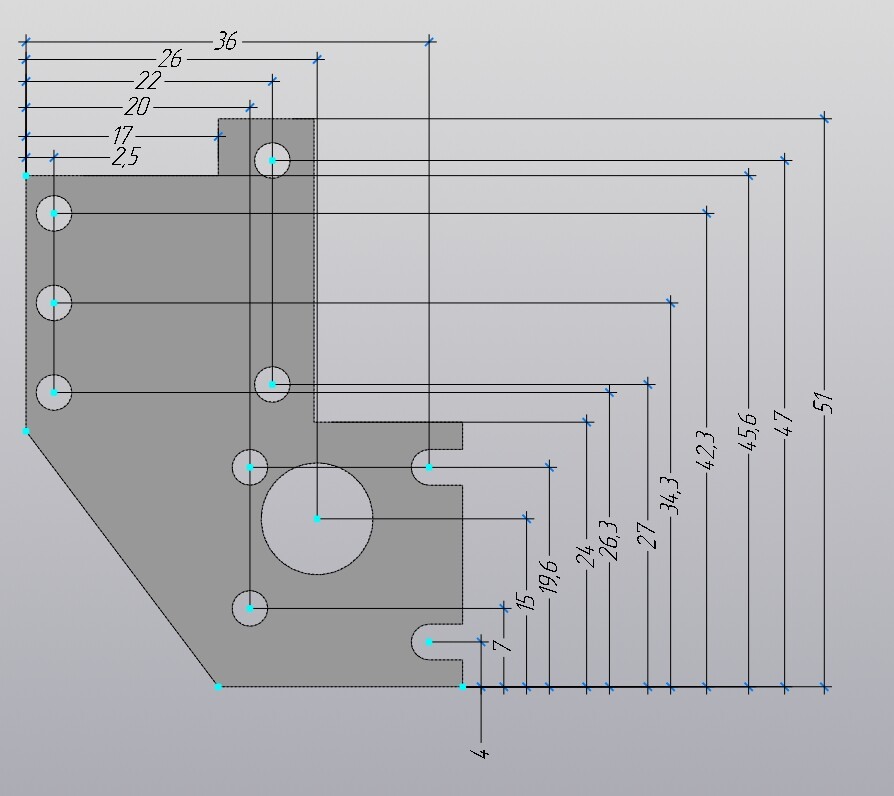 Сделать на ЧПУ 2 пластины из алюминия