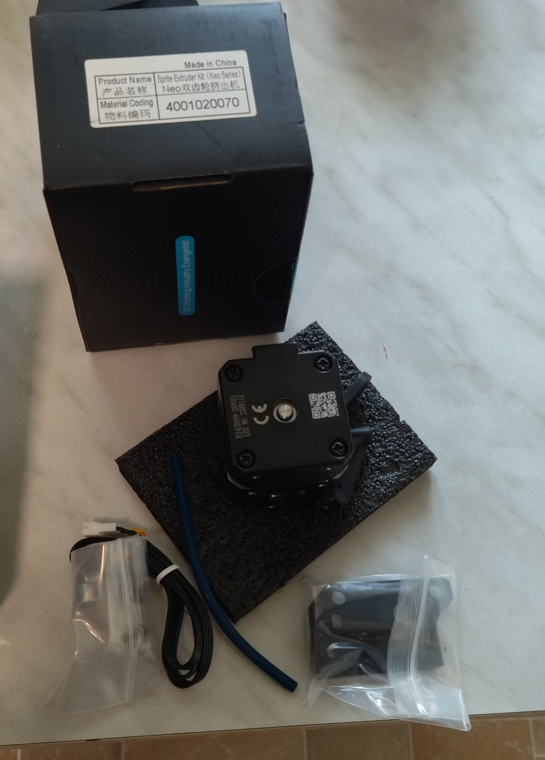 Продам бу Creality Ender-3 NEO + новая директ-голова Sprite (4001020070) для него