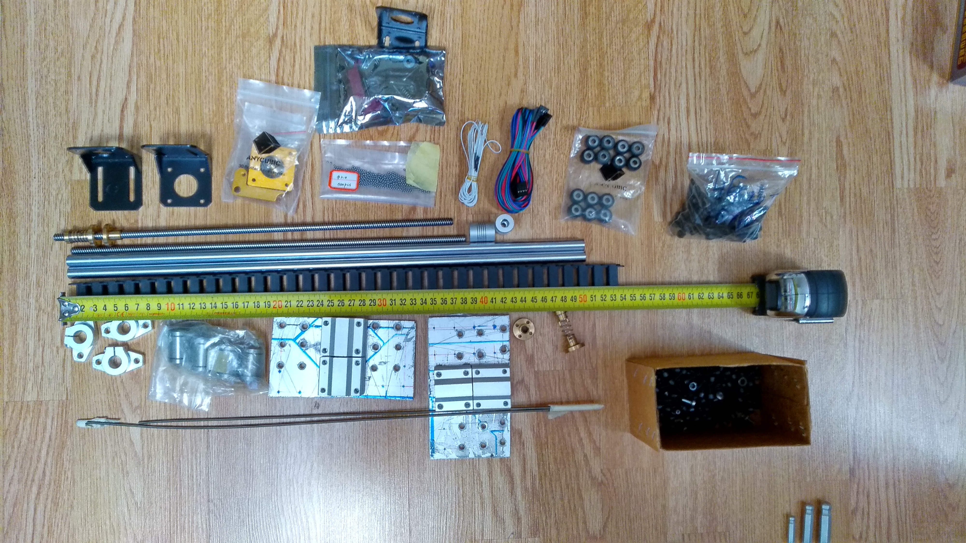 Остатки от сборки притнера