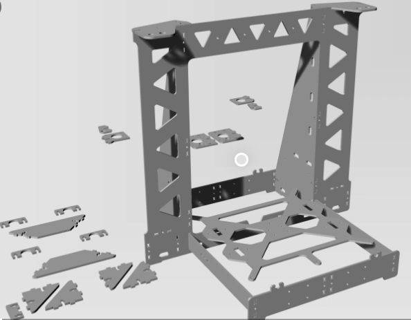 3D принтер Prusa i3 Steel Kit набор для сборки рамы