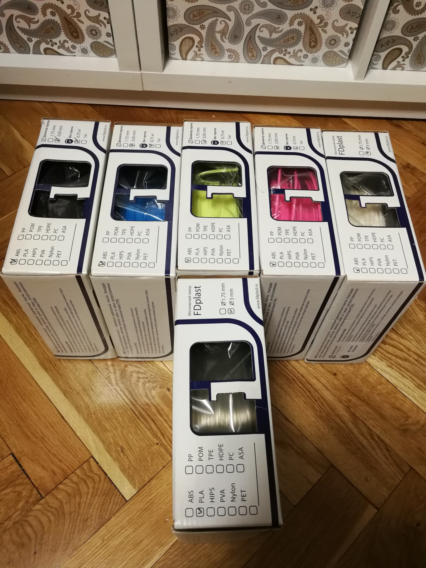 Продам ABS и PLA FD-plast 3 мм. - комплектом