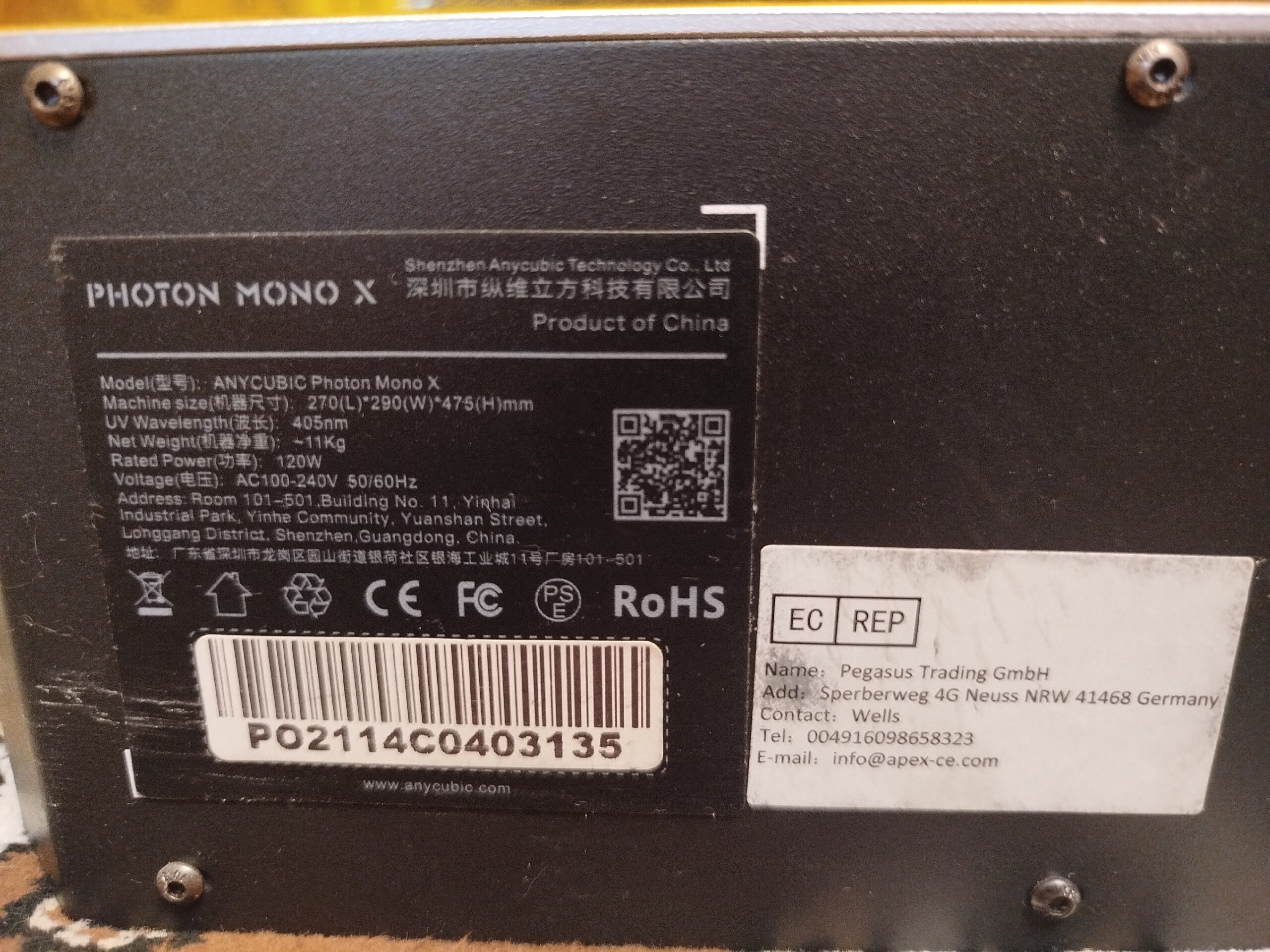 Anycubic Photon Mono X