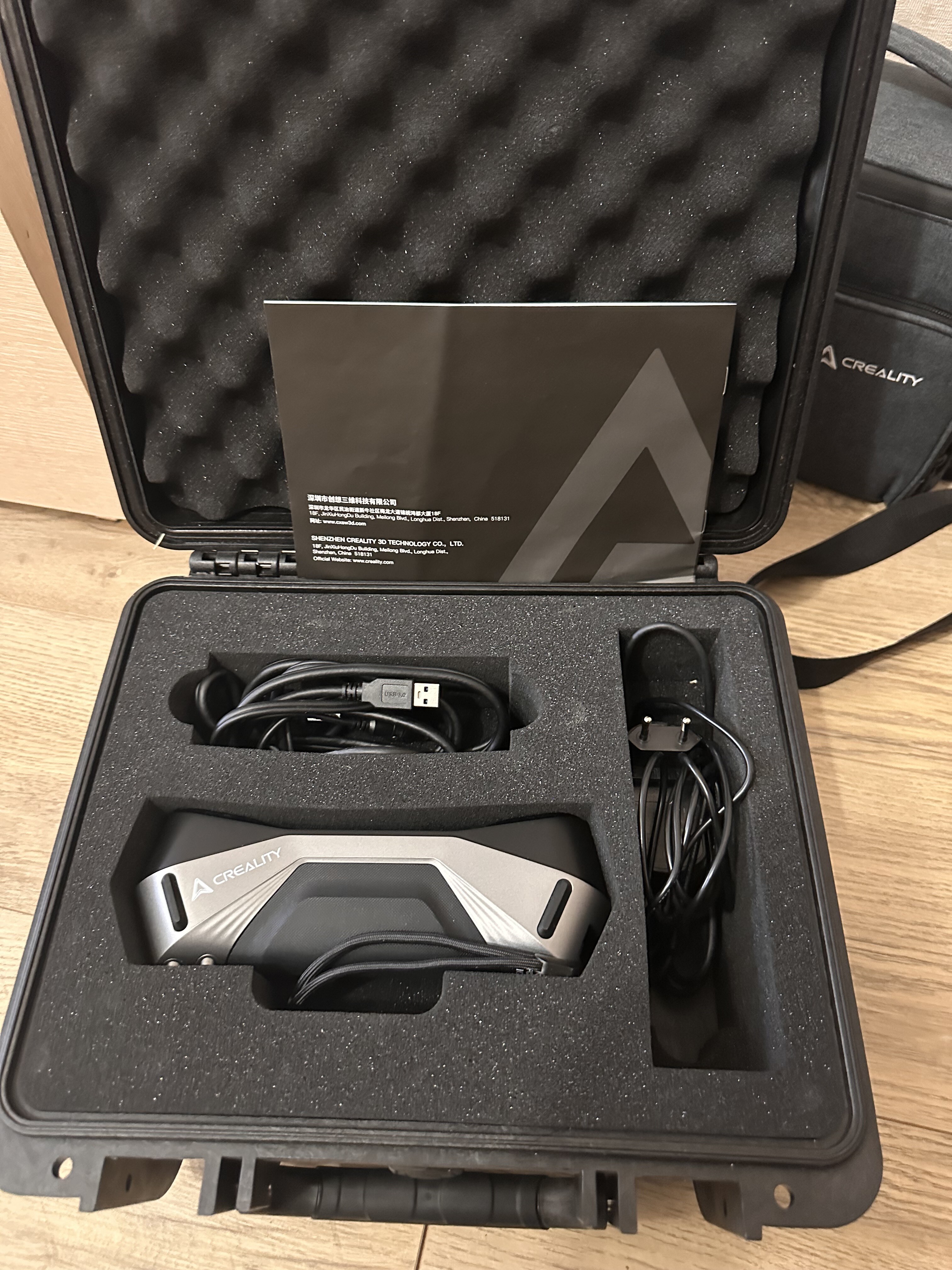 ручной 3D-сканер Creality CR-Scan Raptor (модель CRS07R). + Bridge (мост)