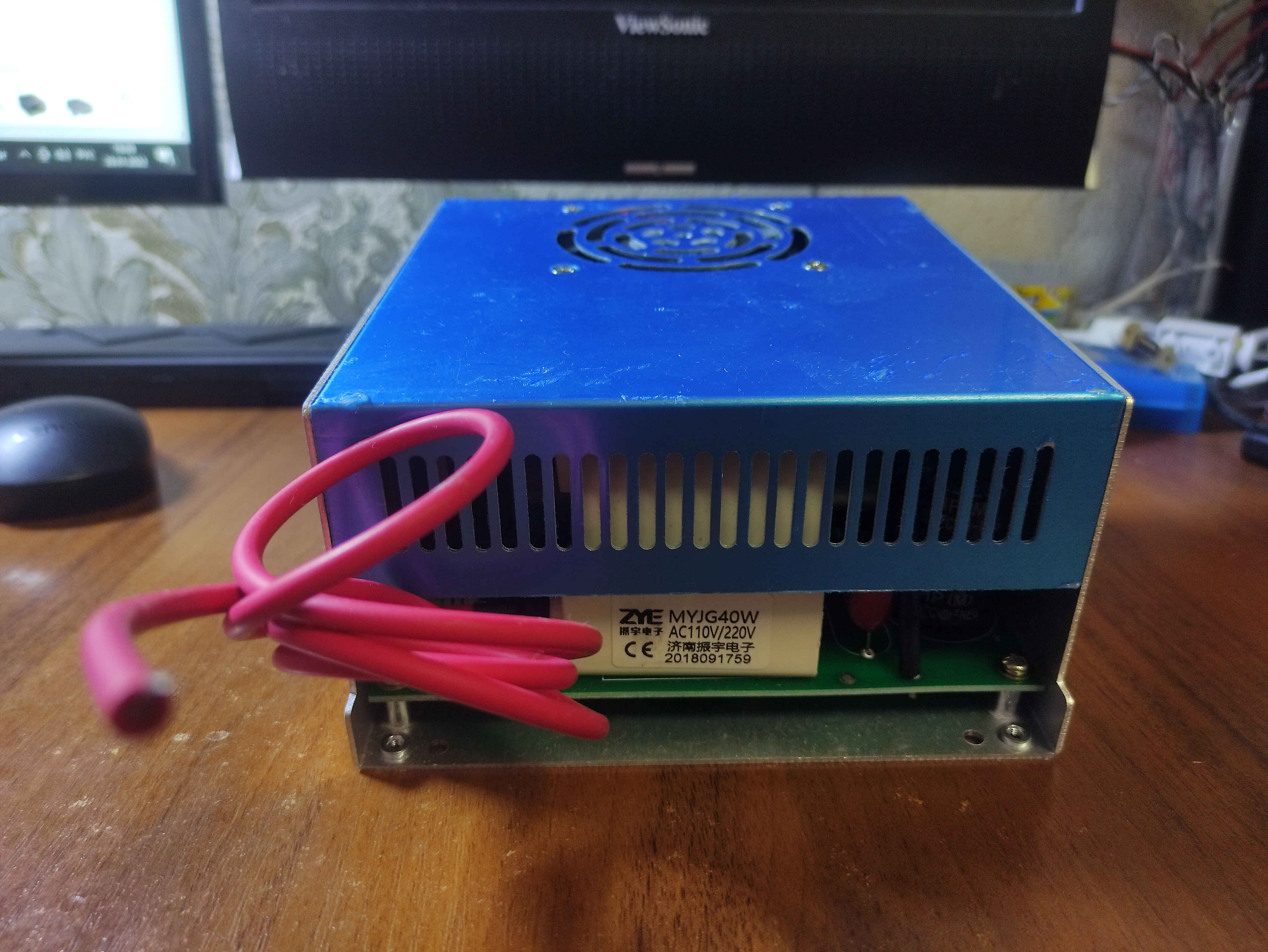 Высоковольтный блок питания для лазерной трубки CO2 40W Высоковольтный блок питания для лазерной трубки CO2 40W