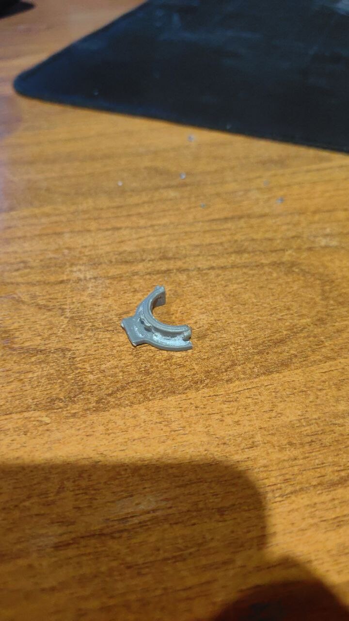 3D модель хомута крепления ПМ Hansa