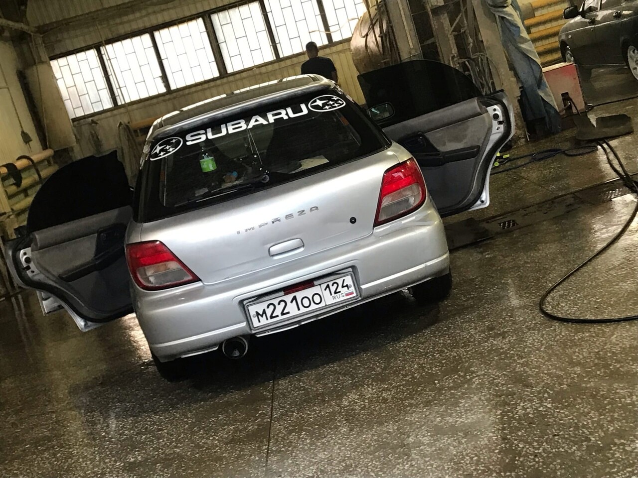 Субару, с грунтовкой, шлифовкой и покраской