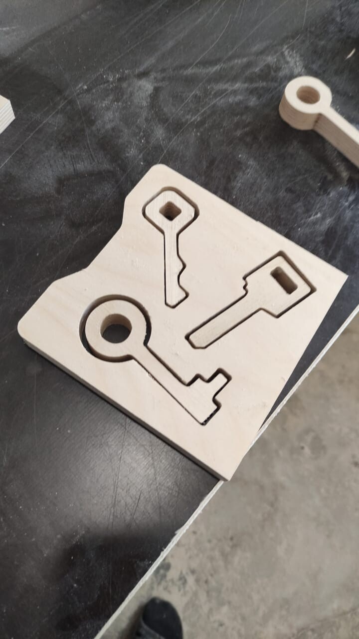 Распечатать декоративные ключи