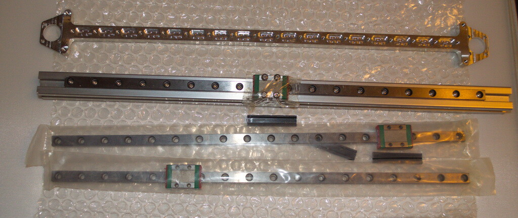 MGN9C + 350mm 3 шт. + АЛЮМИНИЕВЫЙ ПОРТАЛ ОСИ Х (PRO, BIG, BIG+) 1 шт +  профиль 20х20х400 мм.