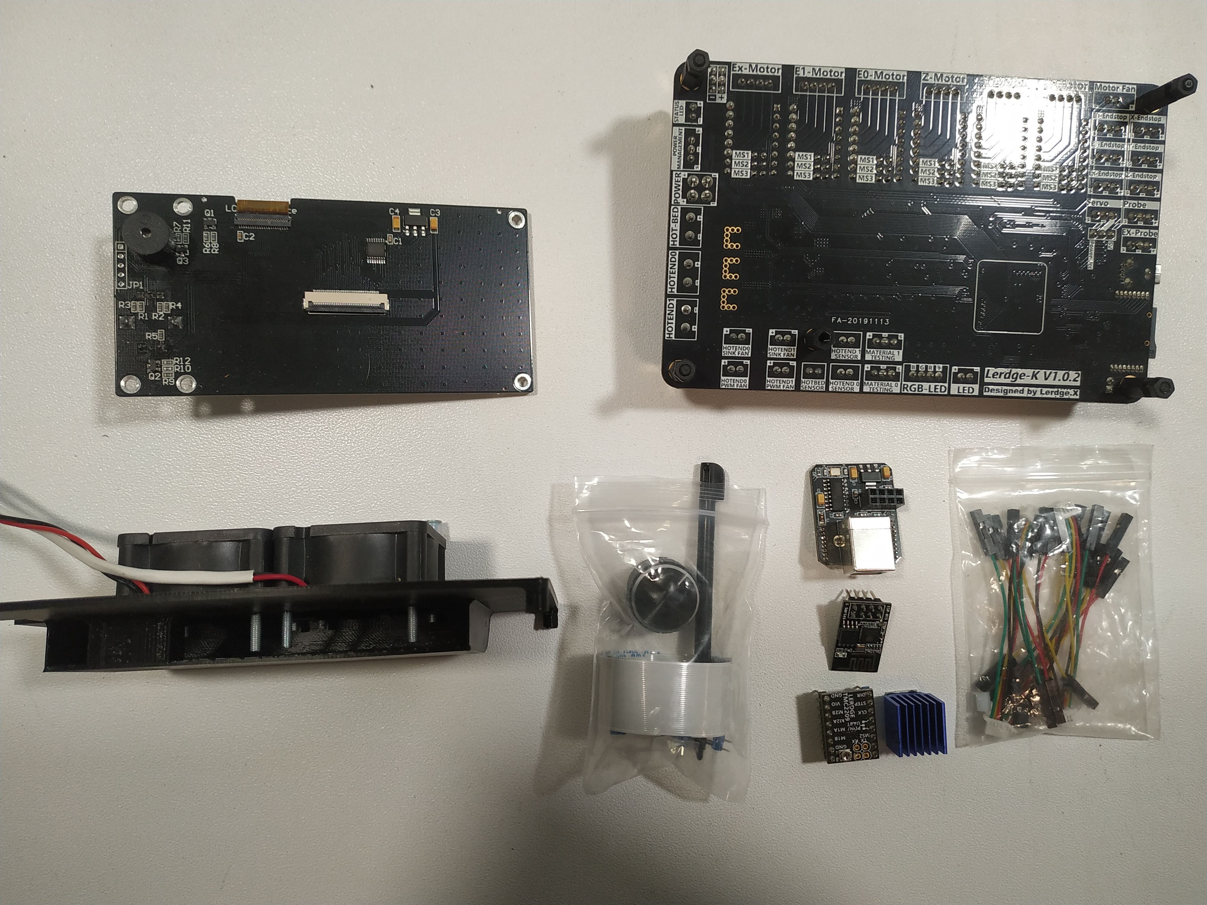 Продам плату Lerdge K+TMC2209+обдув+плата USB+плата WiFi+дисплей Продам плату Lerdge K+TMC2209+обдув+плата USB+плата WiFi+дисплей