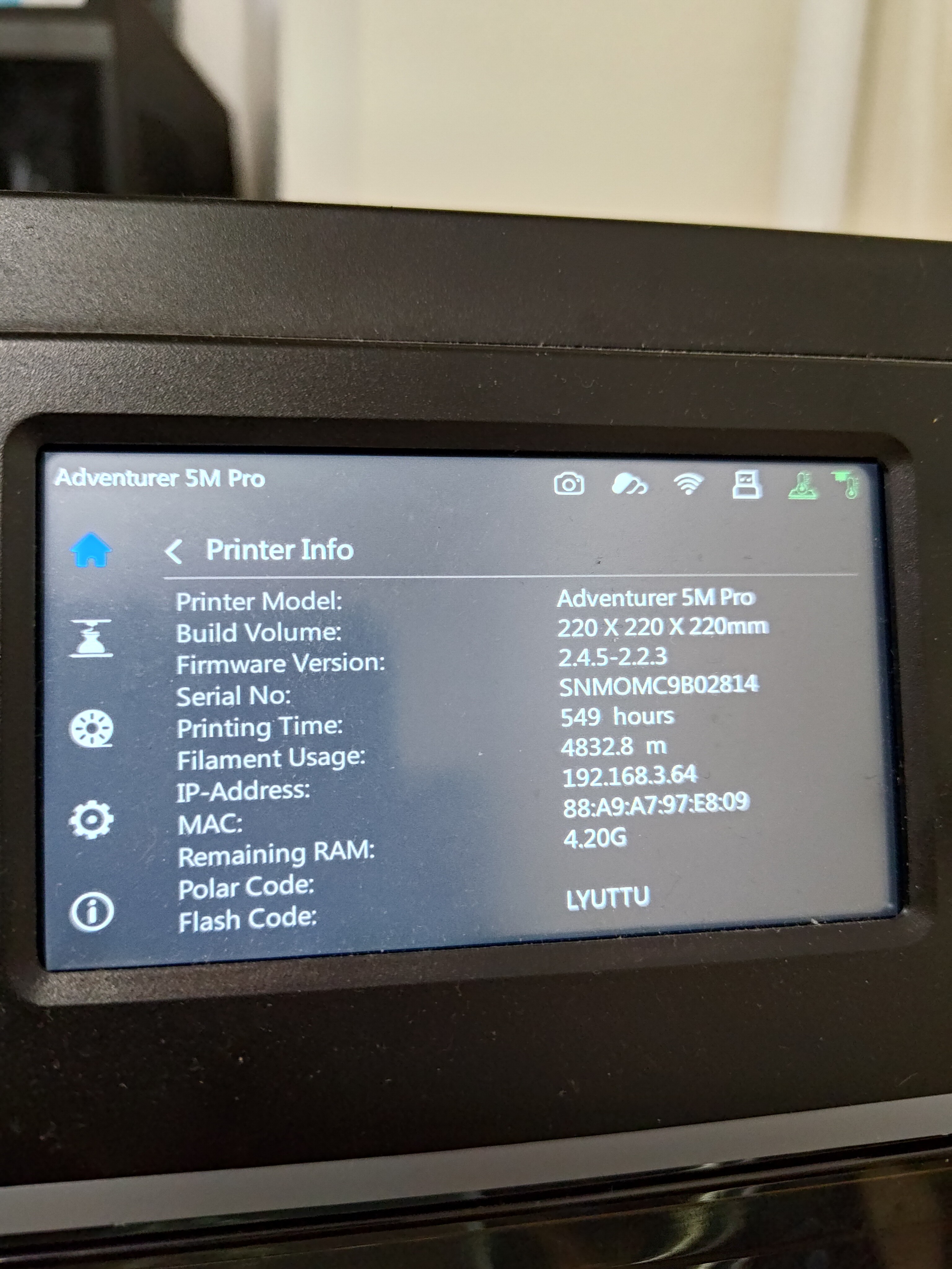 Flashforge 5m pro Flashforge 5m pro