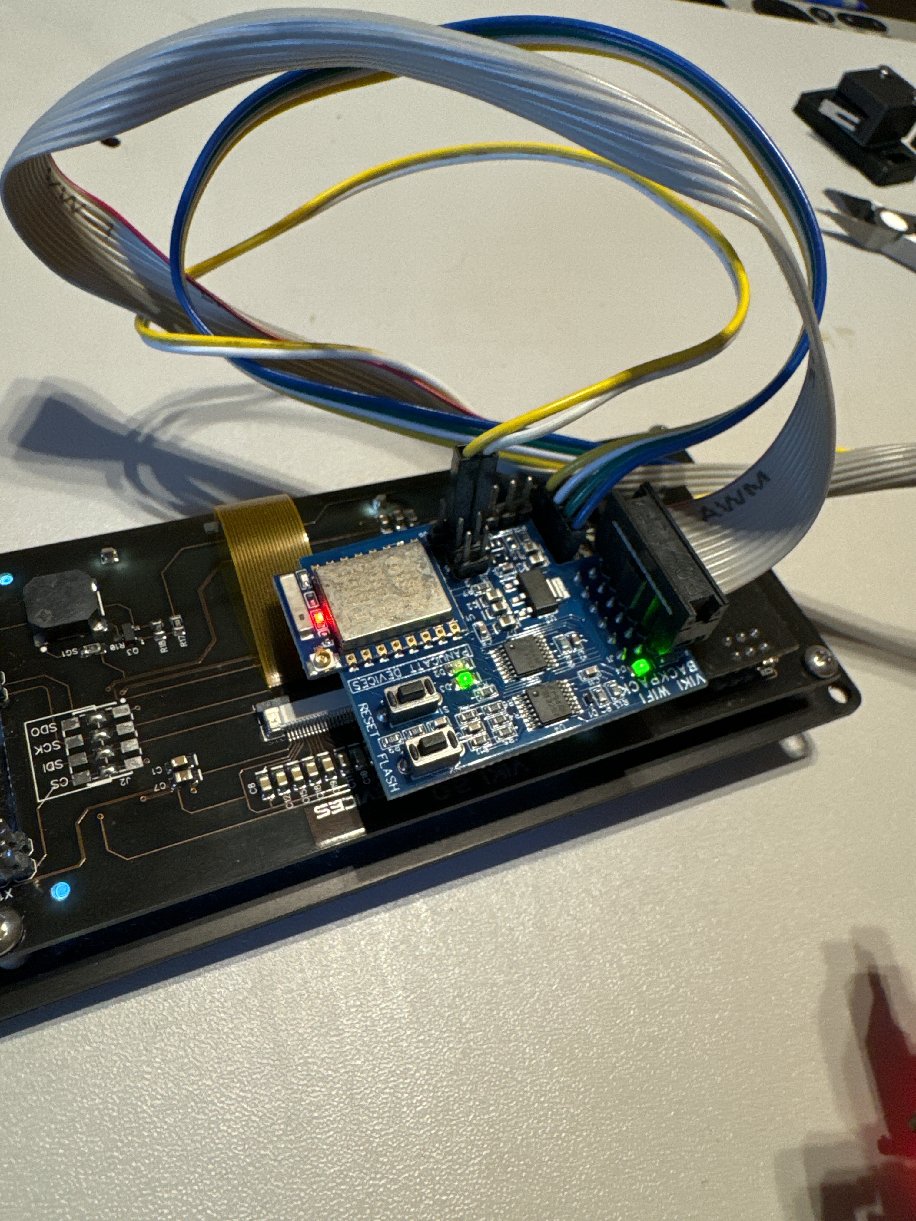 Контроллер Panucatt Re-ARM RA-1768 (LPC-1768) с дисплеем Viki 2 и WIFI Backpack.