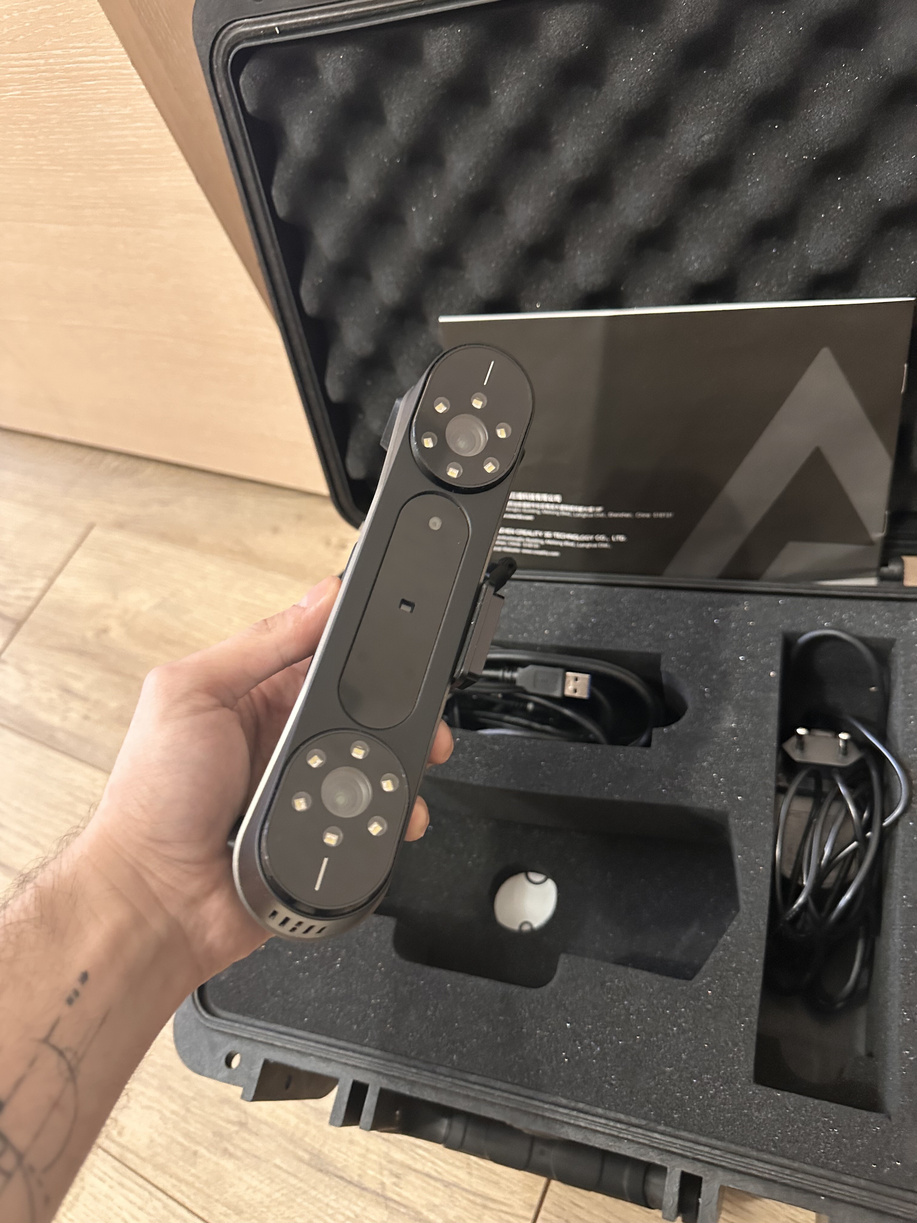 ручной 3D-сканер Creality CR-Scan Raptor (модель CRS07R). + Bridge (мост)