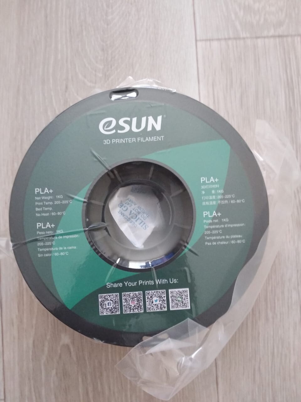 Пластик (филамент) PLA+ от eSUN для печати на 3D принтере