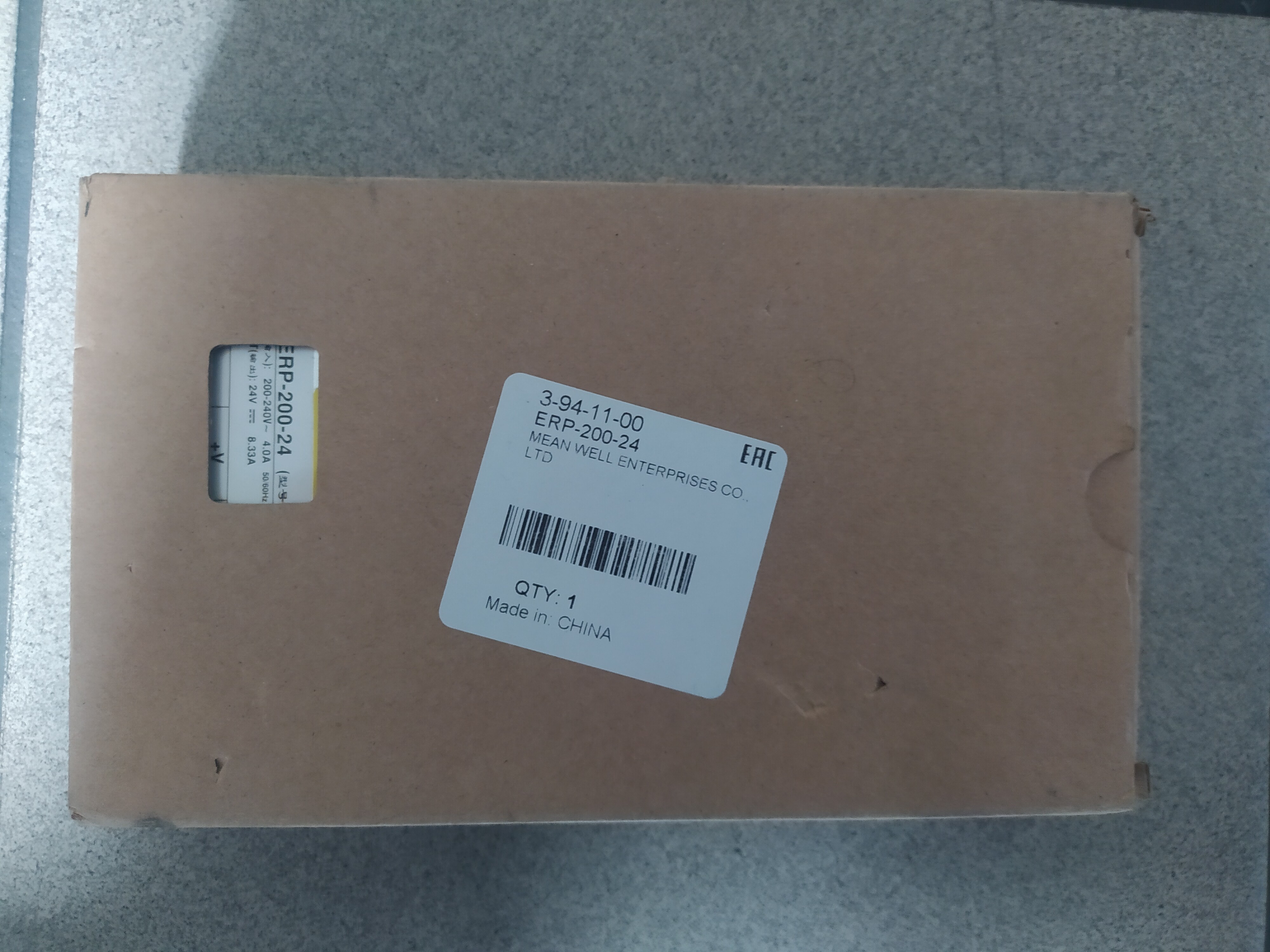 Блок питания Mean Well ERP-200-24 24в, 200Вт