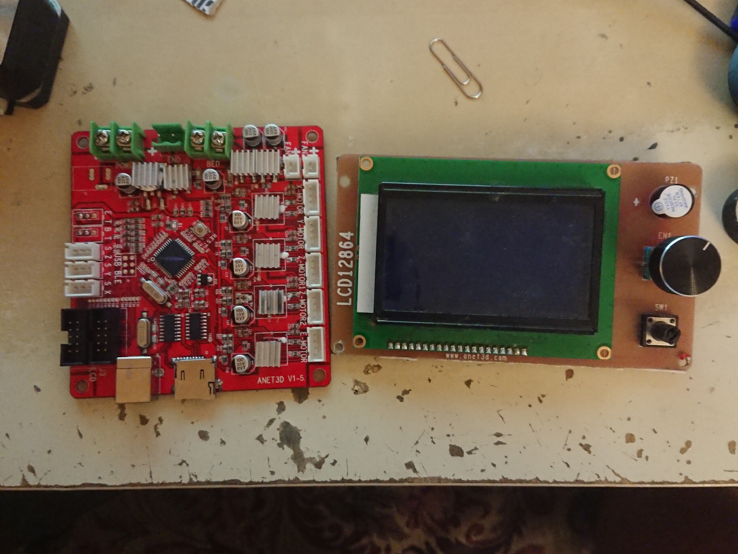 Материнская плата Anet 3d с дисплеем