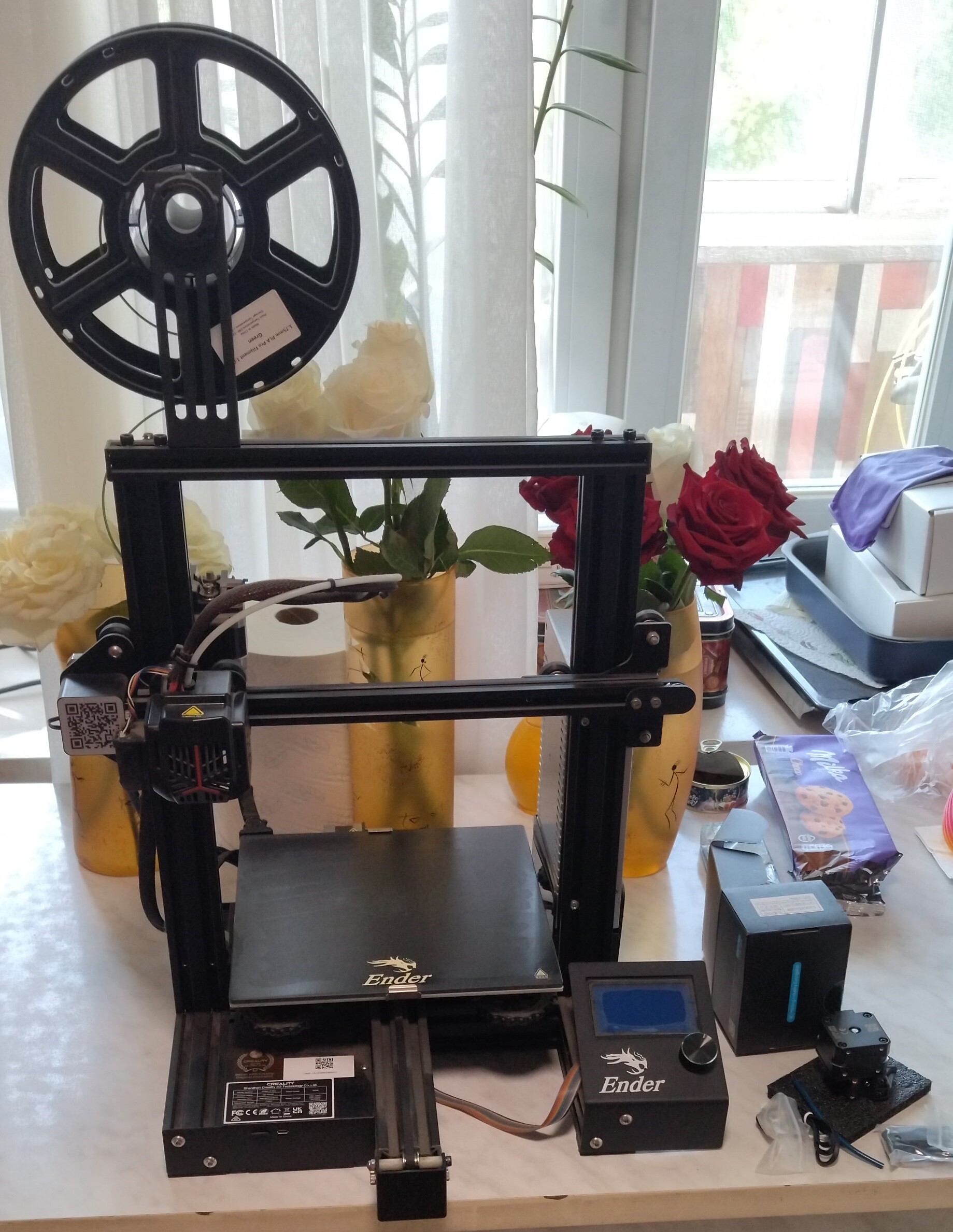 Продам бу Creality Ender-3 NEO + новая директ-голова Sprite (4001020070) для него