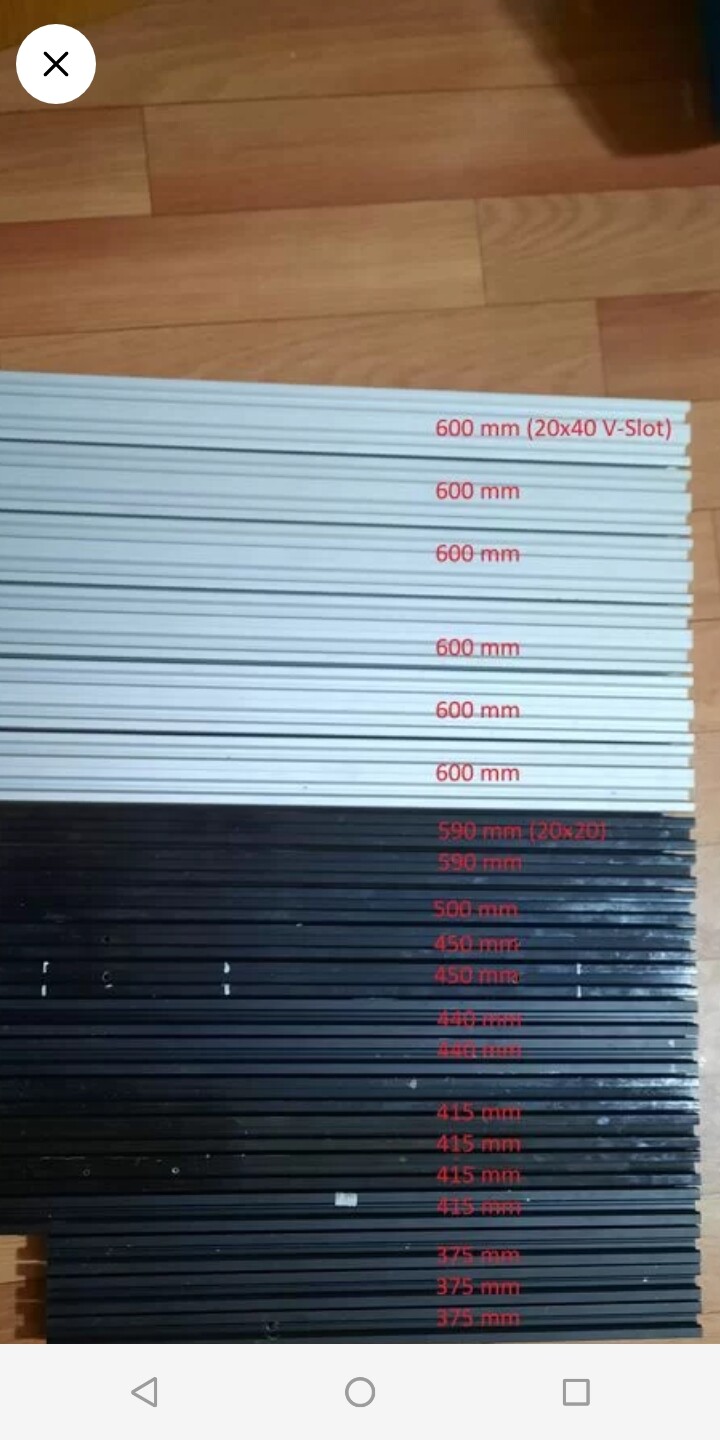 Продам V-слот профиль и рельсы.+стол mk2a.