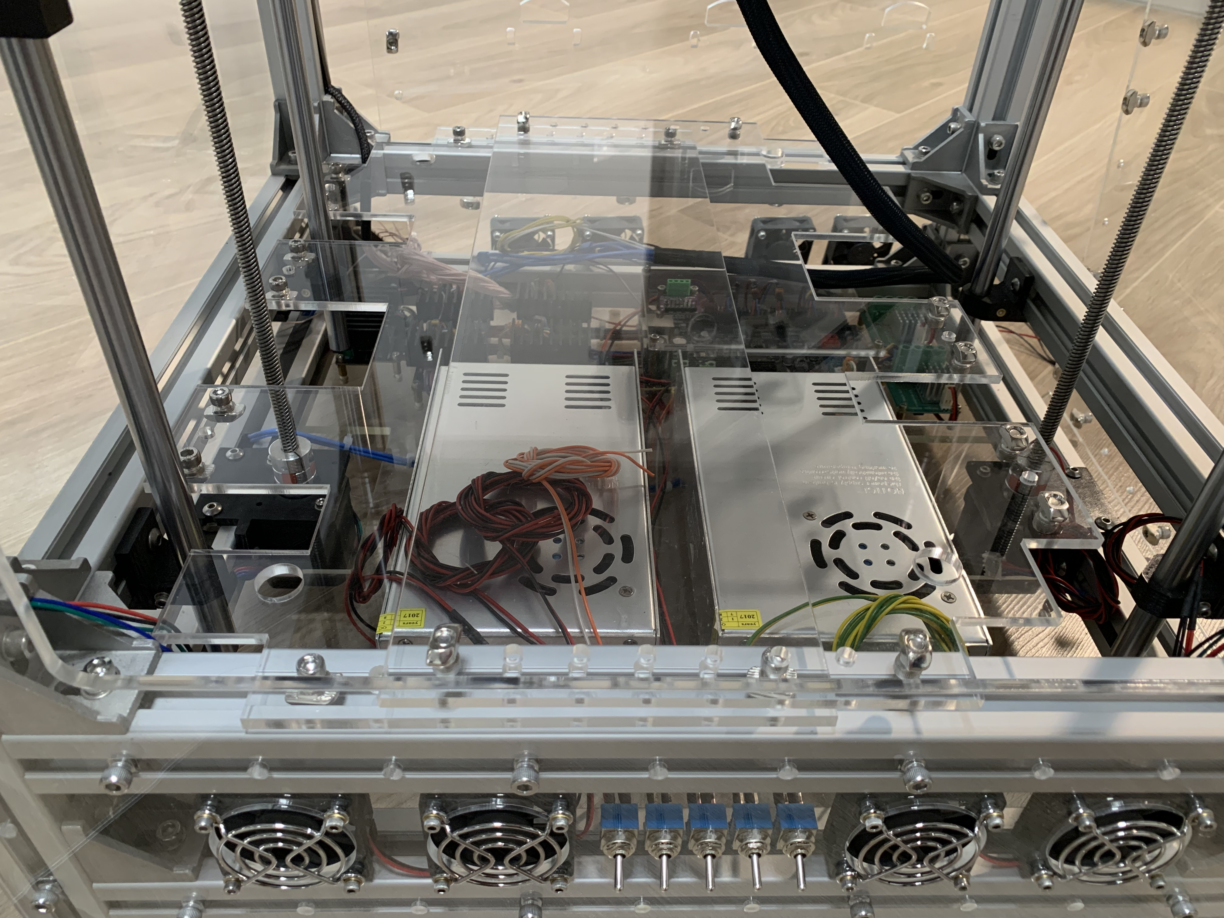 DIY 3D принтер TMC2130 0.9 град. ШД 300x300x300