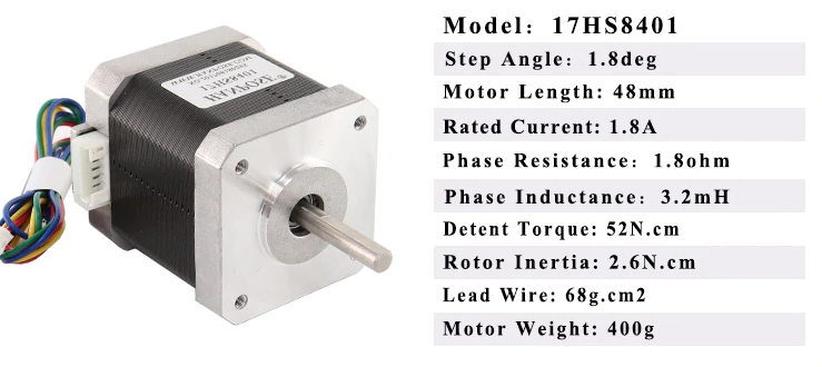 Hanpose 17HS8401 48 мм Nema 17