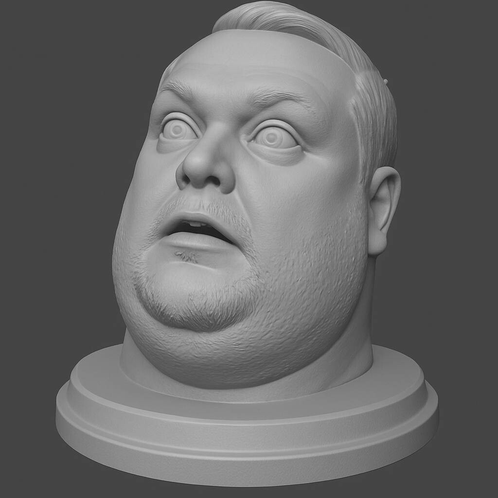 Создать 3D модель на подставке