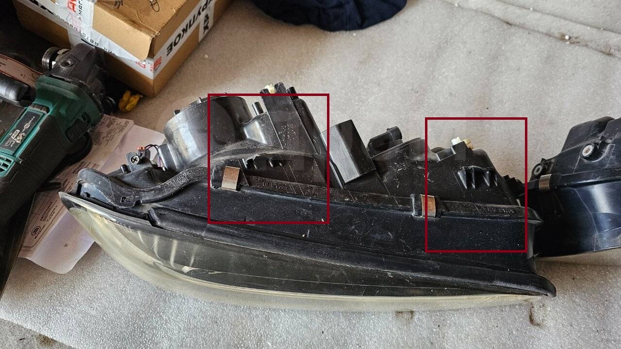 Ремкомплект для фар на skyline r34