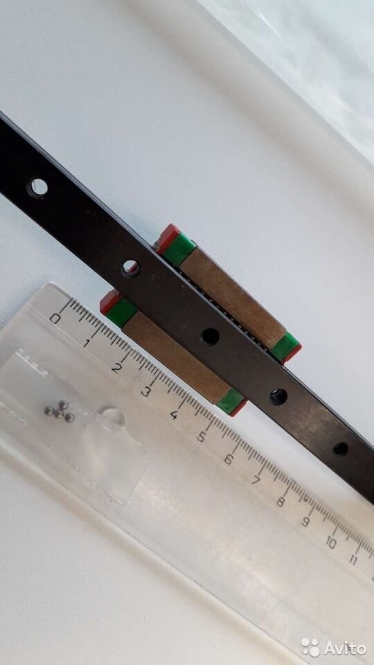 Линейная направляющая MGN12H 400мм с кареткой