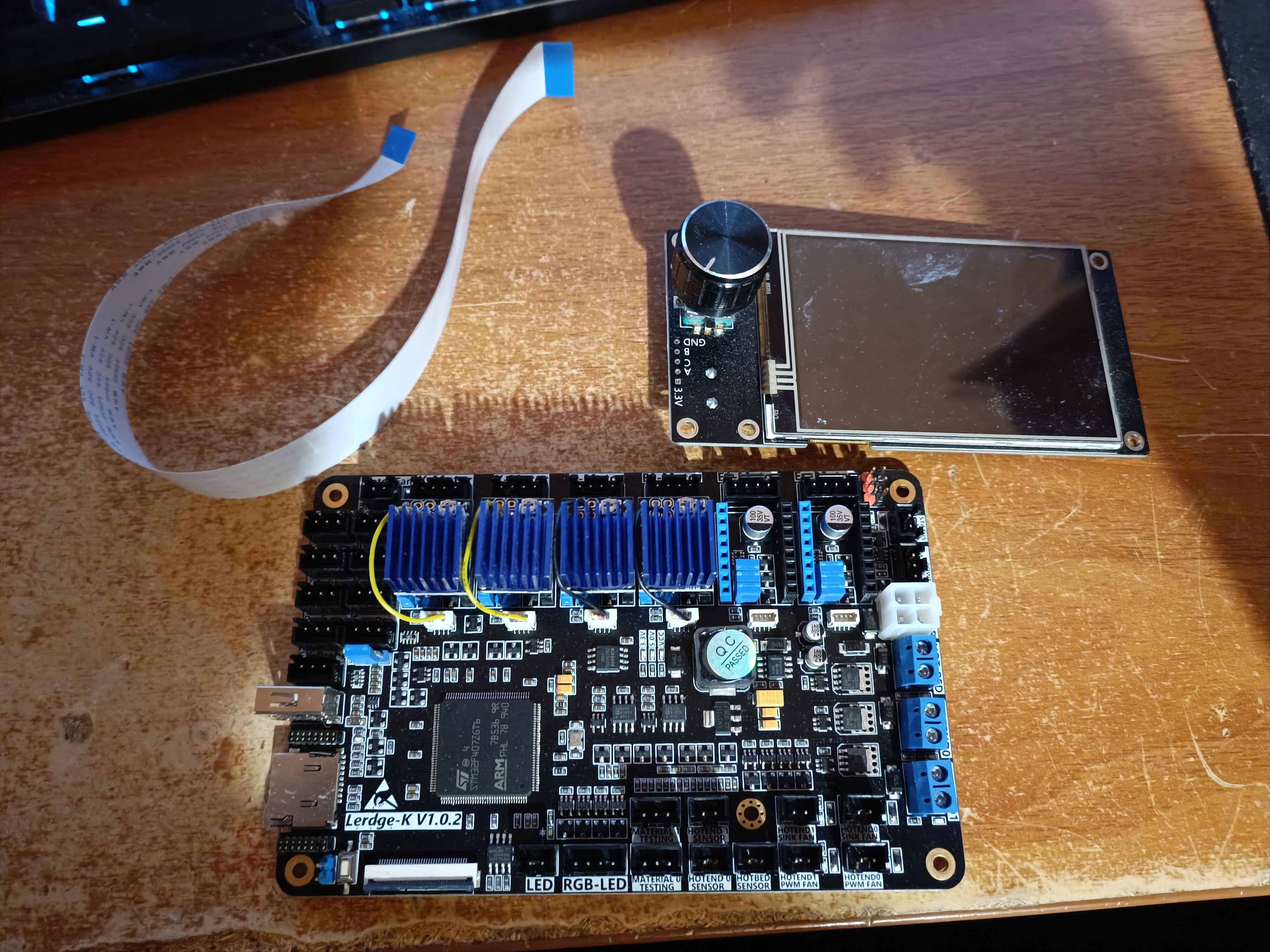 Lerdge-k+ TMC 2209 + экран + плата автовыключения