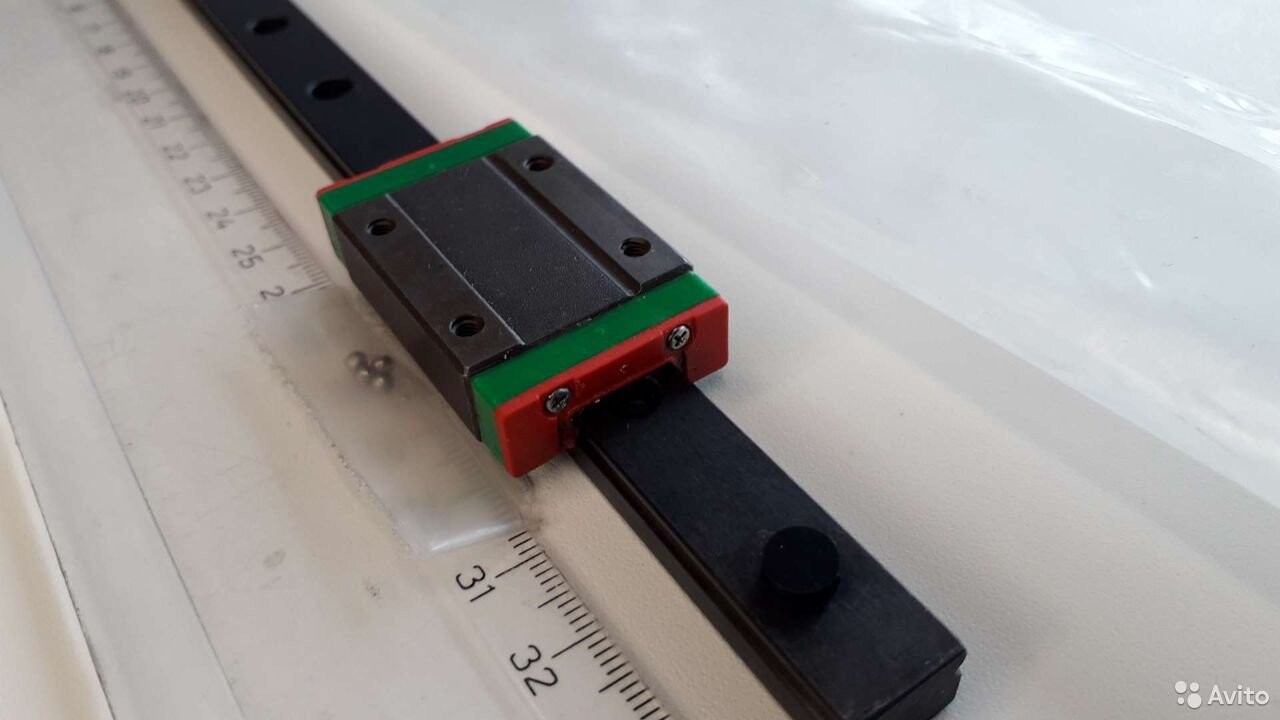 Линейная направляющая MGN12H 400мм с кареткой