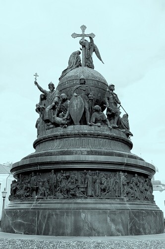 3д модель памятника 1000 летия Руси