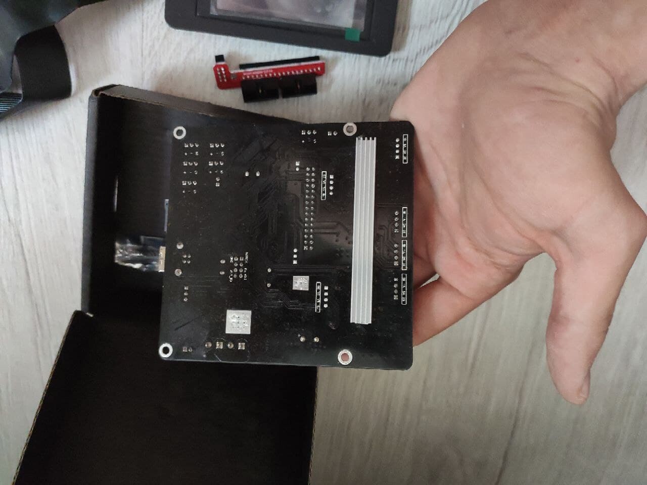 Tronxy X5SA. плата, сенсорный экран, блок разводки