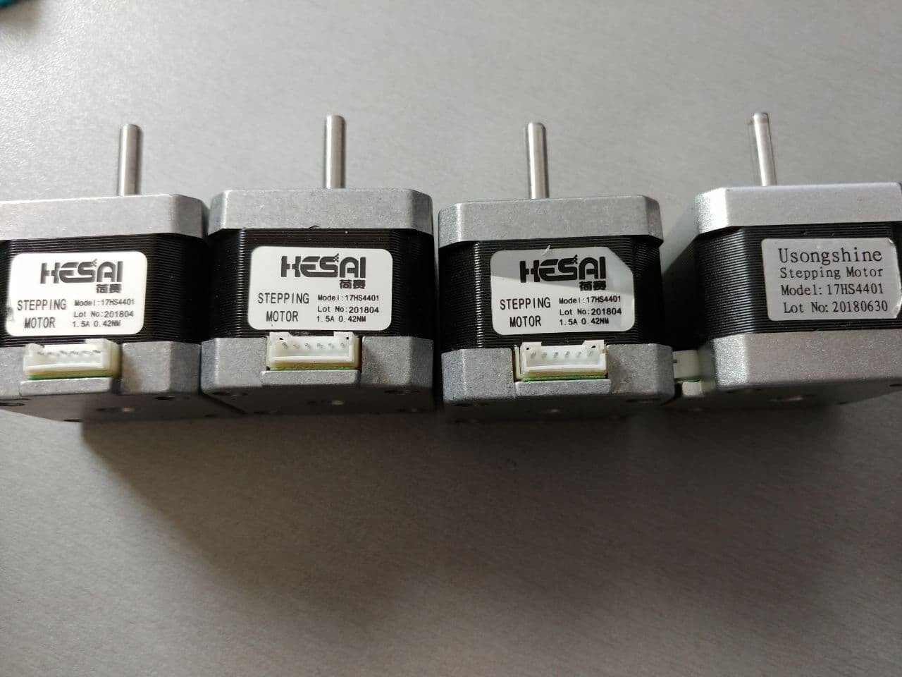 Шаговый двигатель Nema 17 17HS4401 4шт Шаговый двигатель Nema 17 17HS4401 4шт