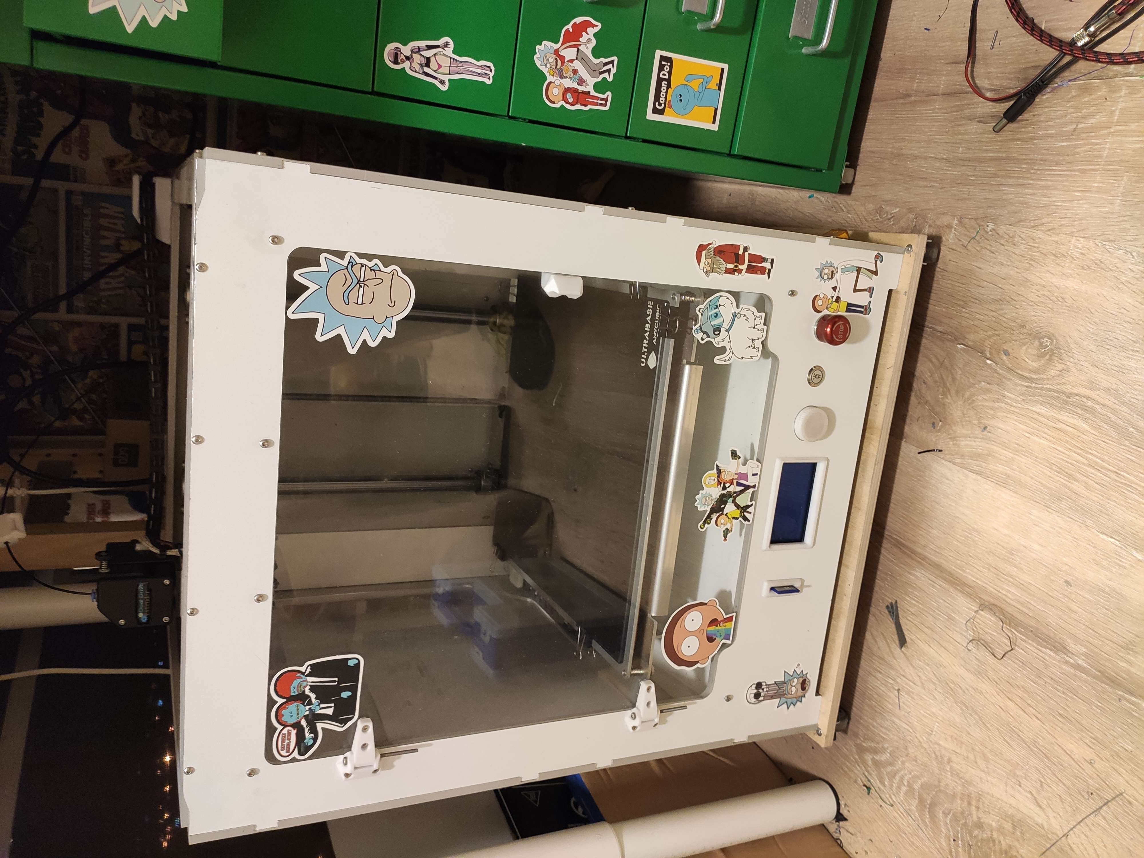 Продам некомплектный принтер из композита 6мм с полем 300х300х240