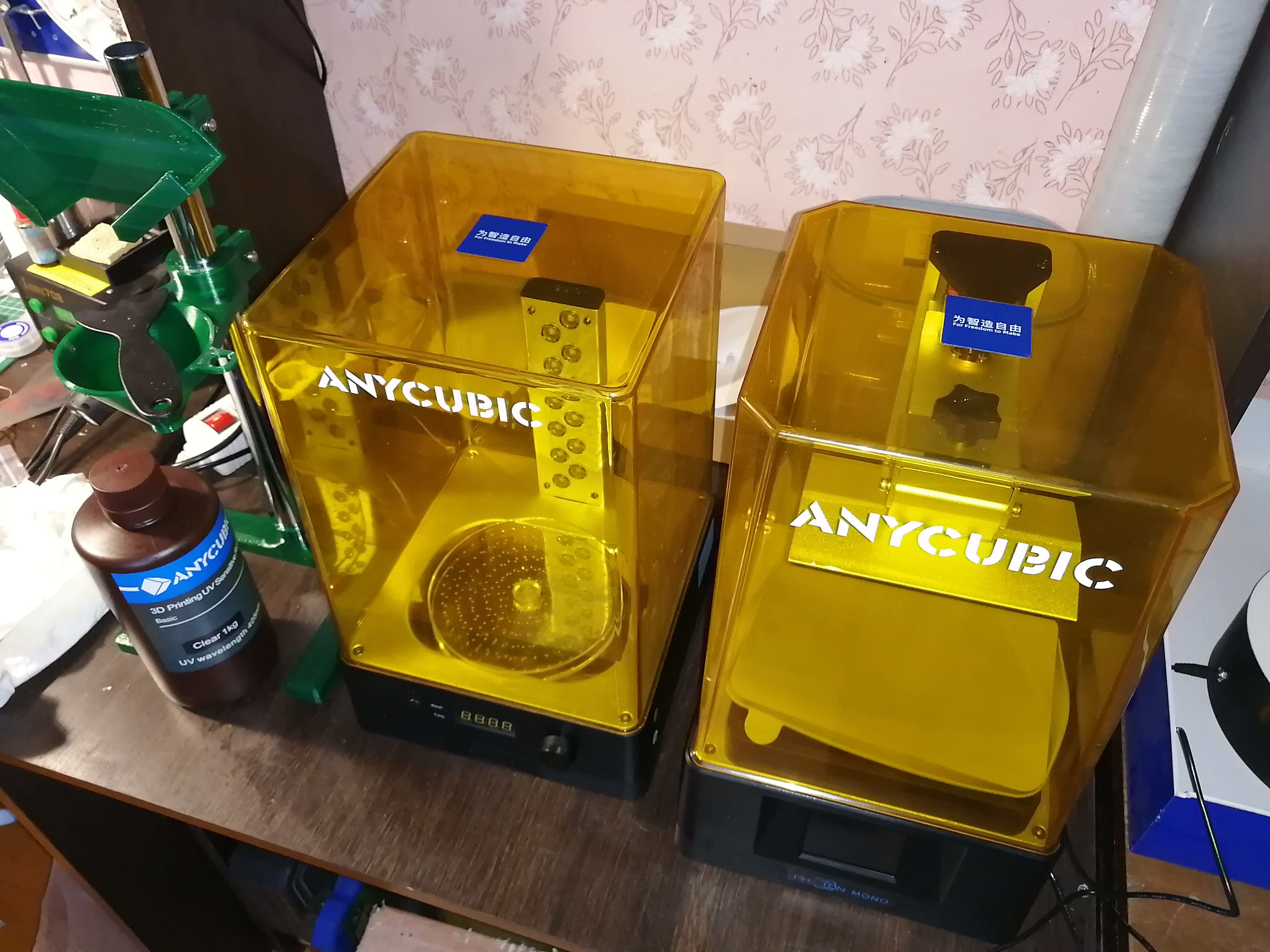 Anycubic Photon Mono + Anycubic Wash&Cure 2.0 + допы и расходка
