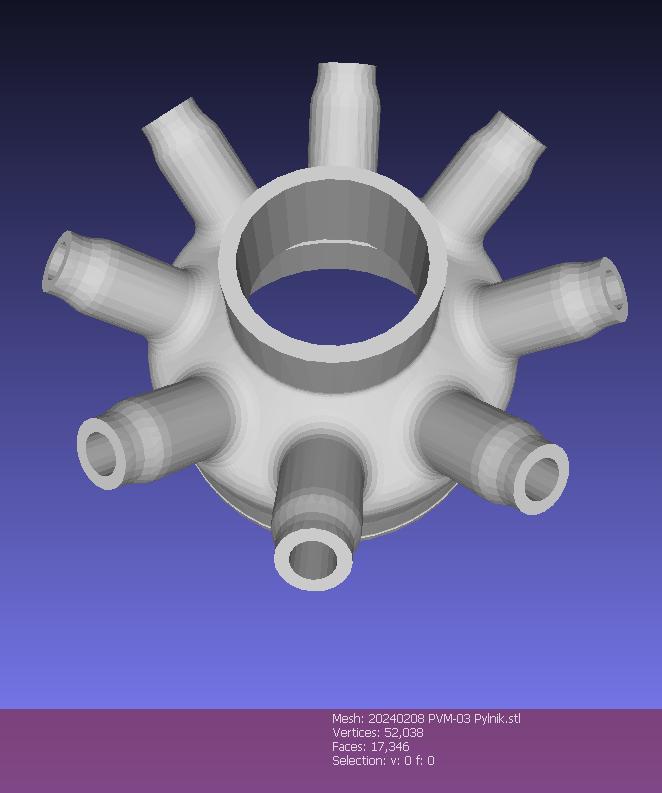Печать пыльника из маслобензостойкого резиноподобного материала