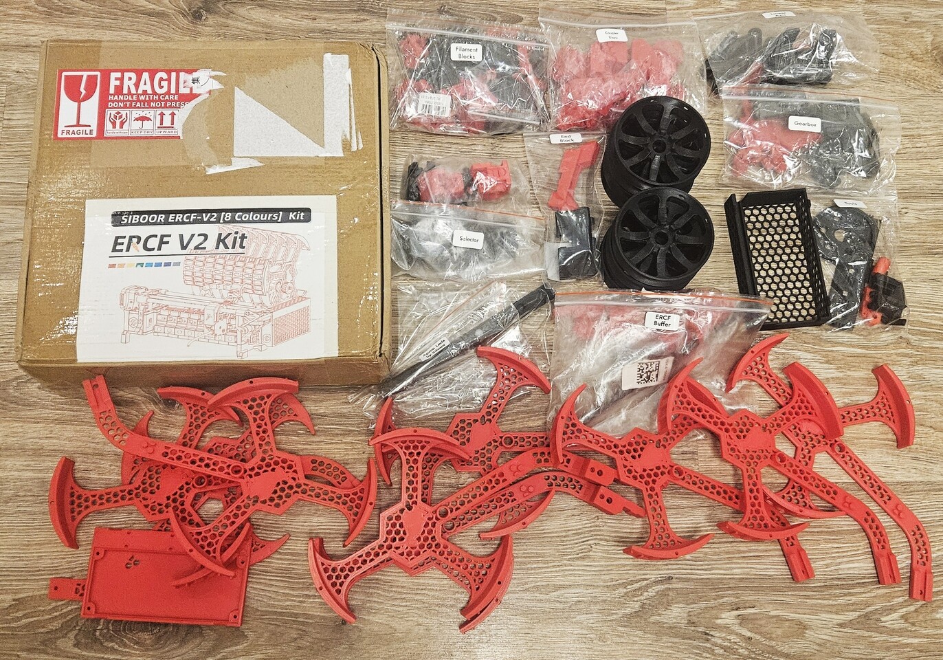 ERCF v2 kit by Siboor + полный комплект деталей из ABS ERCF v2 kit by Siboor + полный комплект деталей из ABS