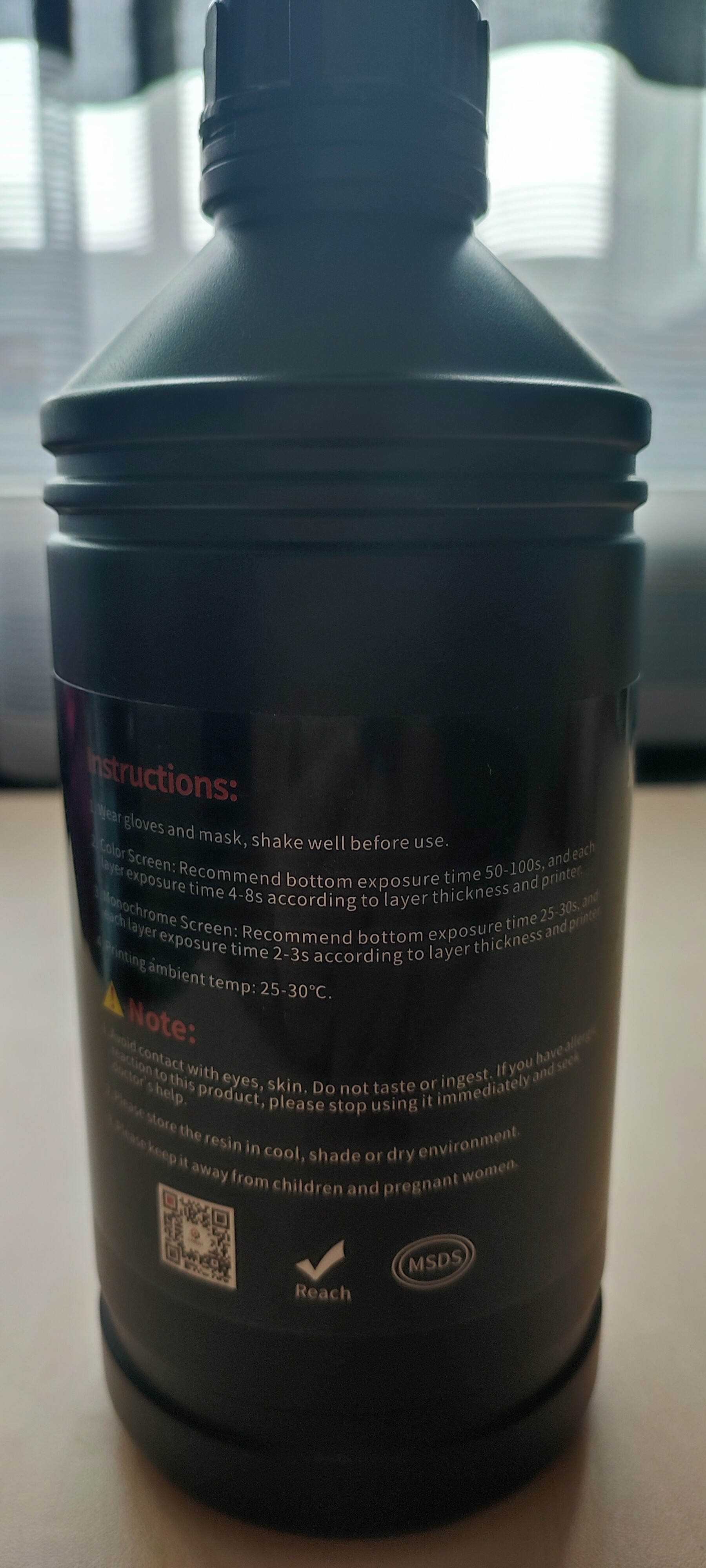 Смола для 3D принтера водосмываемая