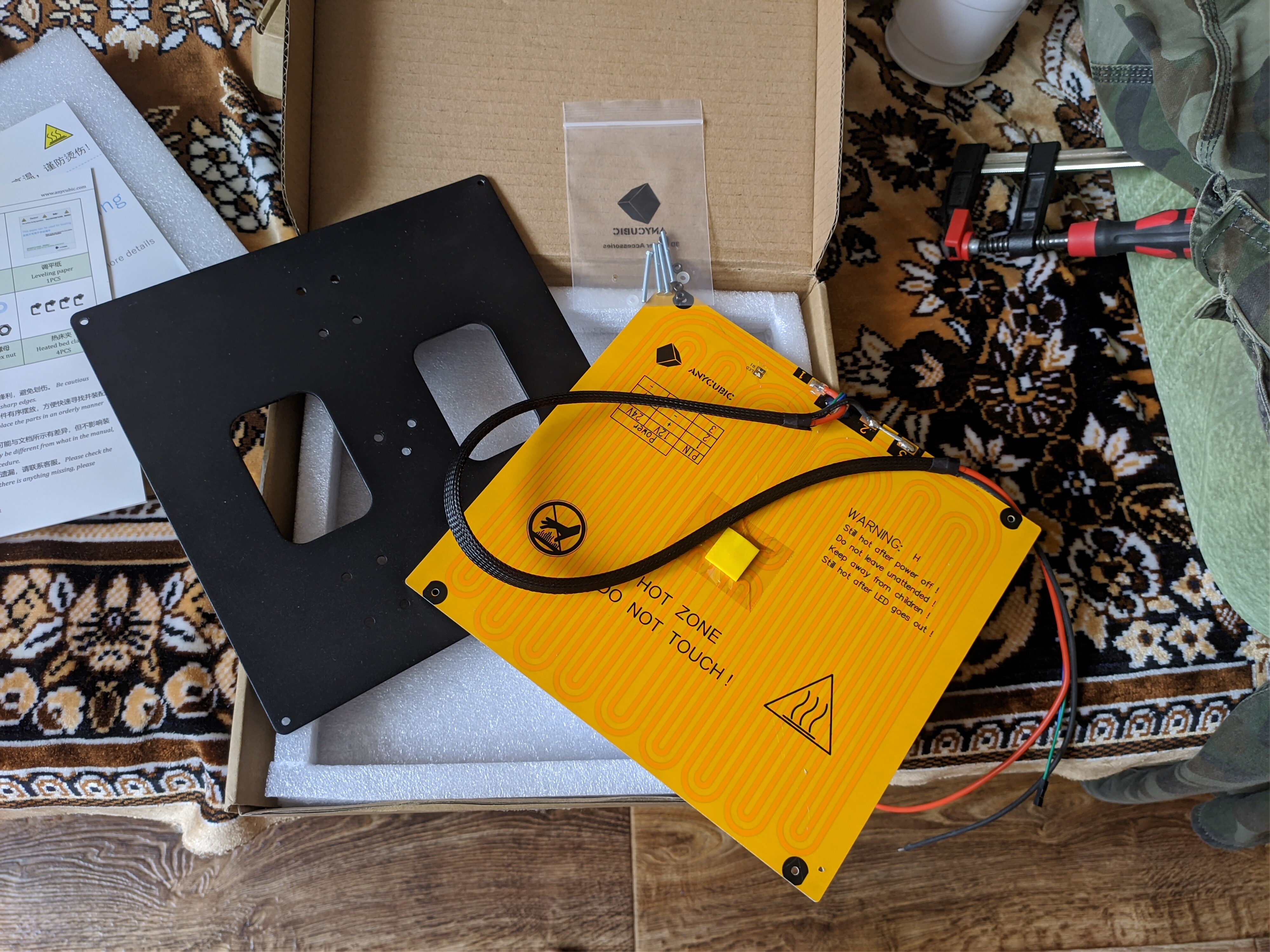 Продам стол нагревательный от Anycubic mega pro / S