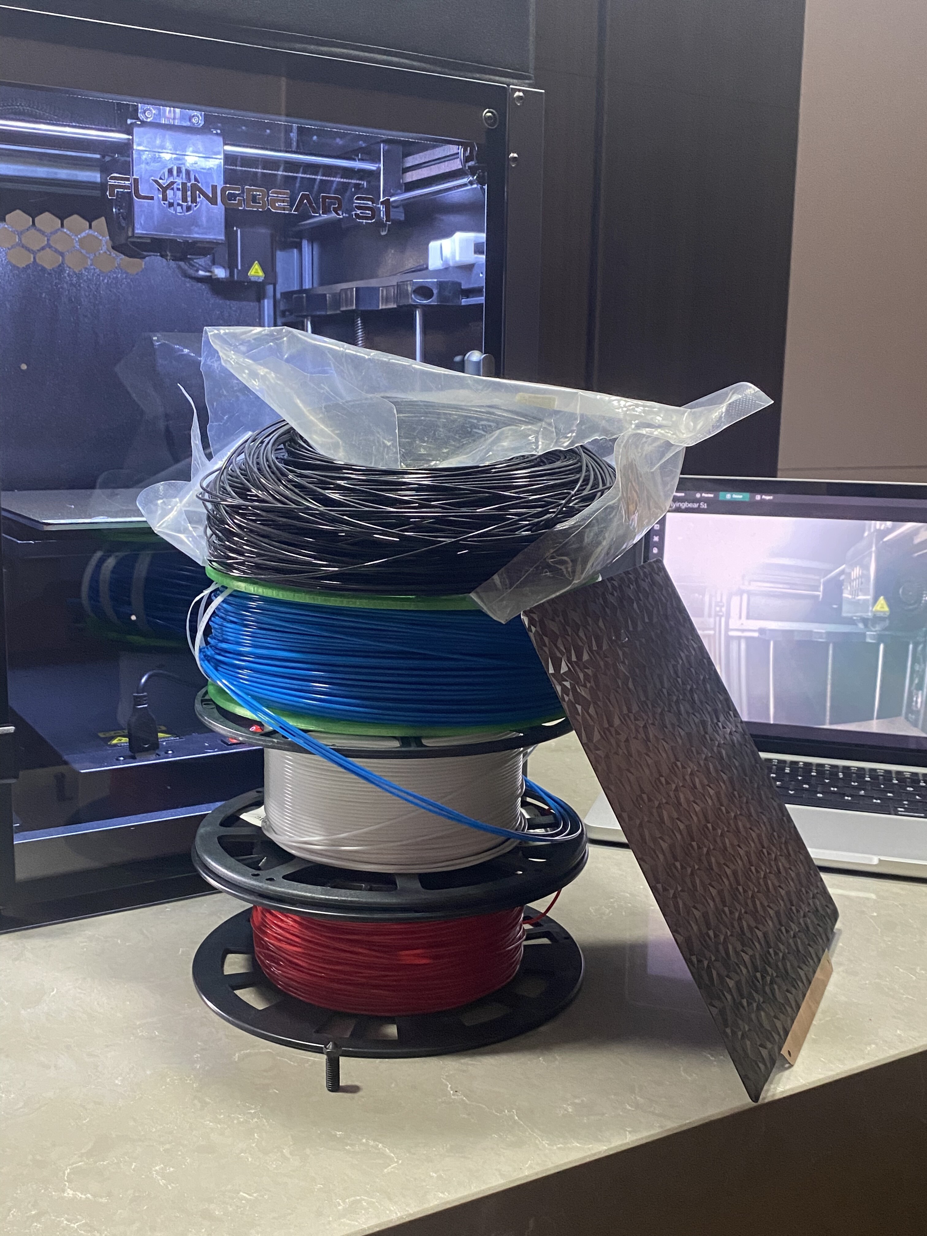 Flyingbear S1 + 3 кг PETG + Встроенная камера (и другие допы)
