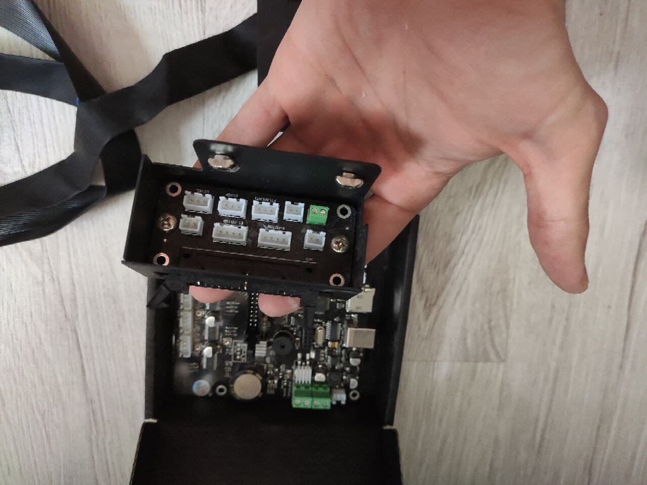 Tronxy X5SA. плата, сенсорный экран, блок разводки