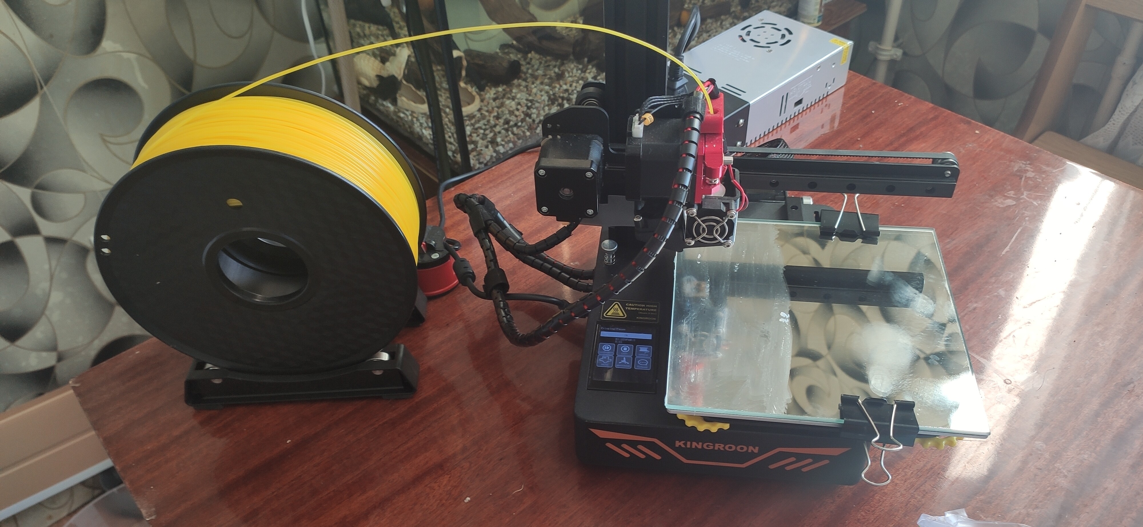 Kingroon KP3S + 1кг abs + зеркало + вентиляторы 4010 и 5015