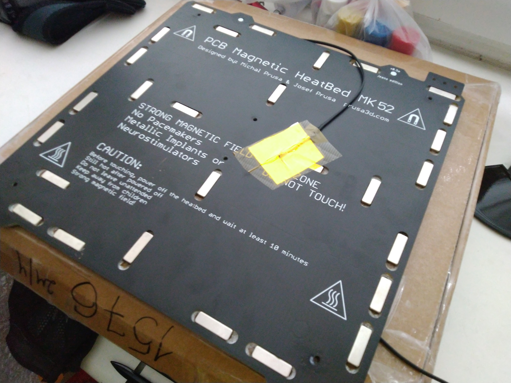 Нагревательный магнитный стол для Prusa I3 2.5S