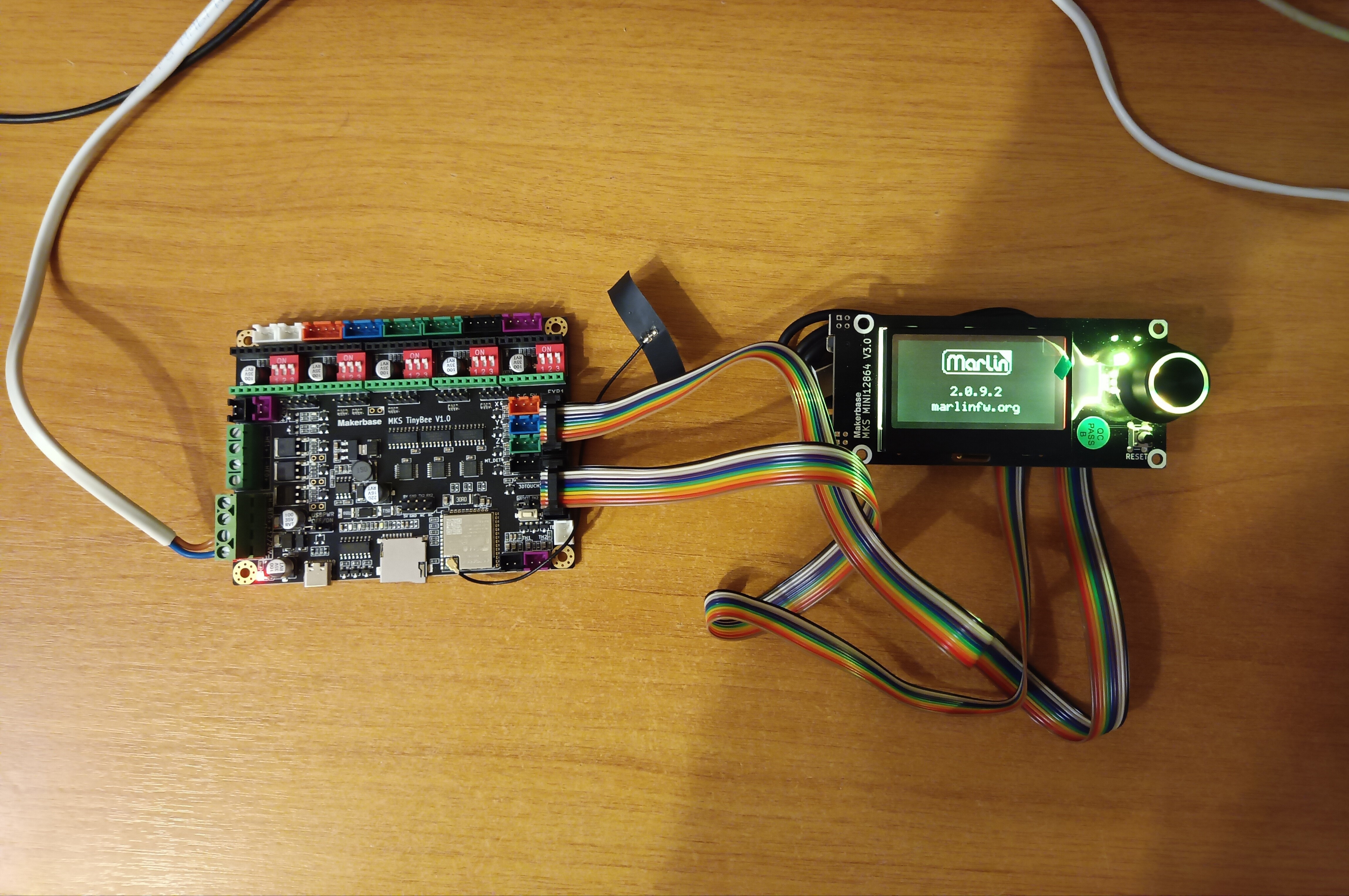 Плата MKS tinybee + MKS mini12864 V3