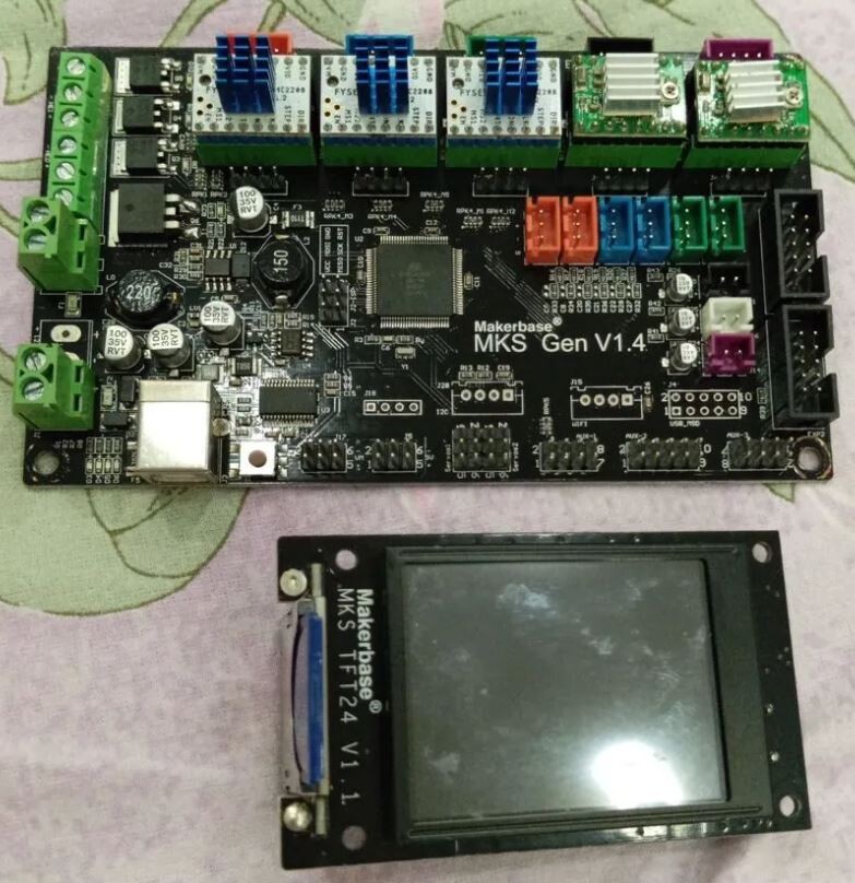 MKS Gen v1.4 и MKS TFT24 v1.1