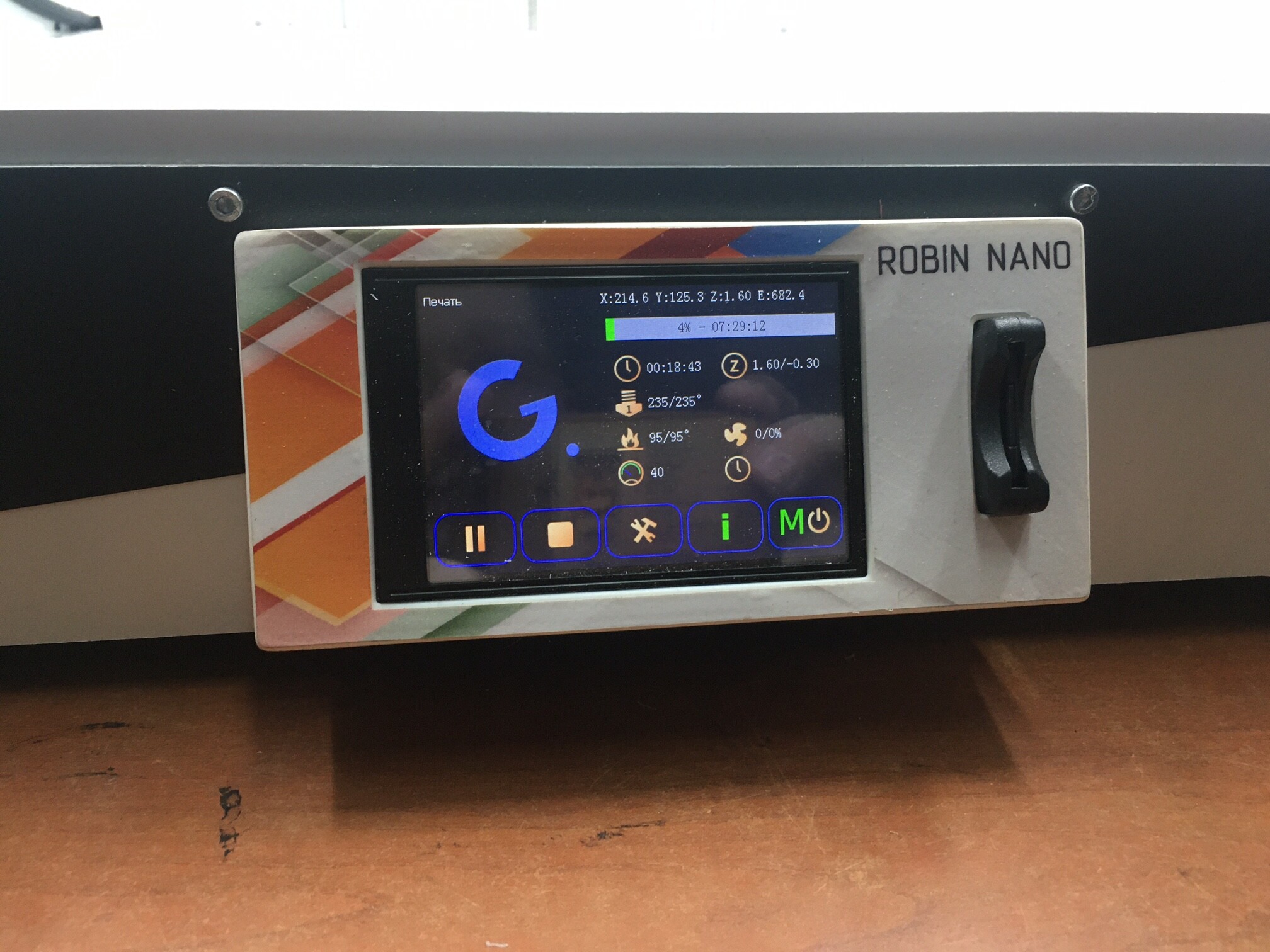 D!al Up 3D принтер боуден 310х310х290 мм hbot с термокамерой.