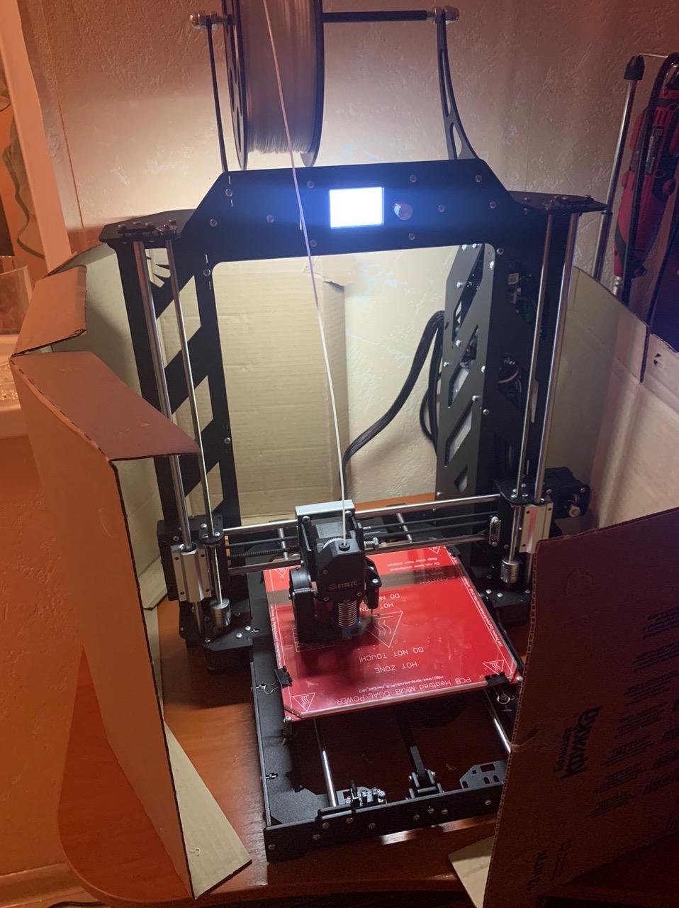 Продаю 3D-принтер Prusa i3 Steel V2 3DIY. На гарантии!