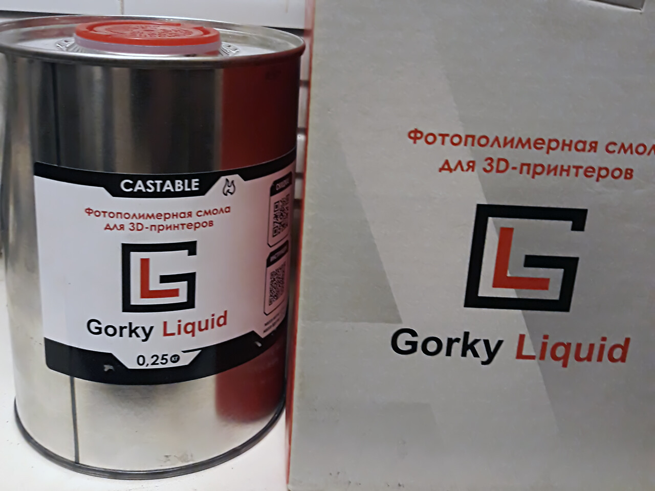 Gorky Liquid "Castable" 1 кг. Фотополимер Gorky Liquid "Castable" 1 кг. Фотополимер