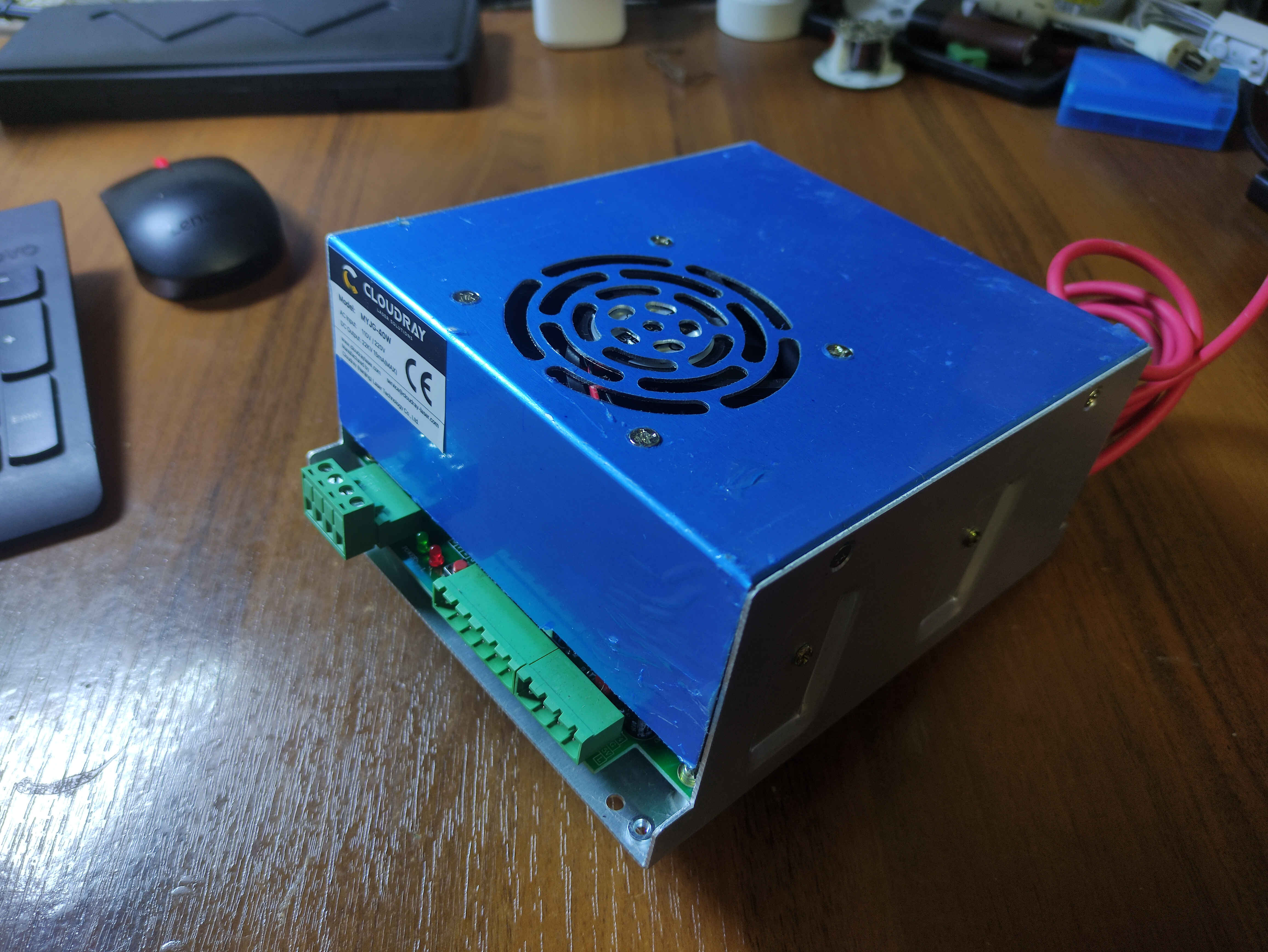 Высоковольтный блок питания для лазерной трубки CO2 40W Высоковольтный блок питания для лазерной трубки CO2 40W